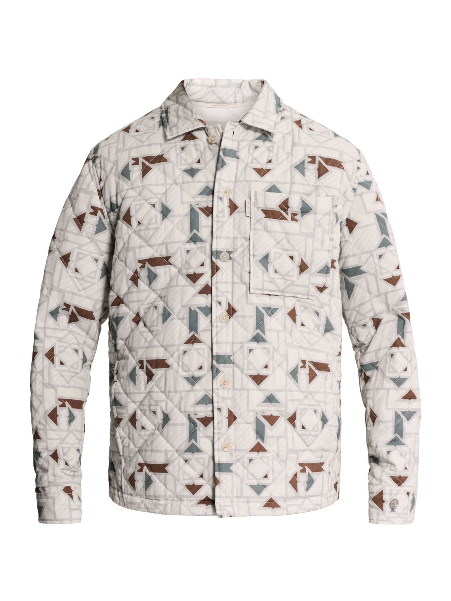 Cast Iron Long sleeve shirt Placed embroider Dark Slate 00117932-9076