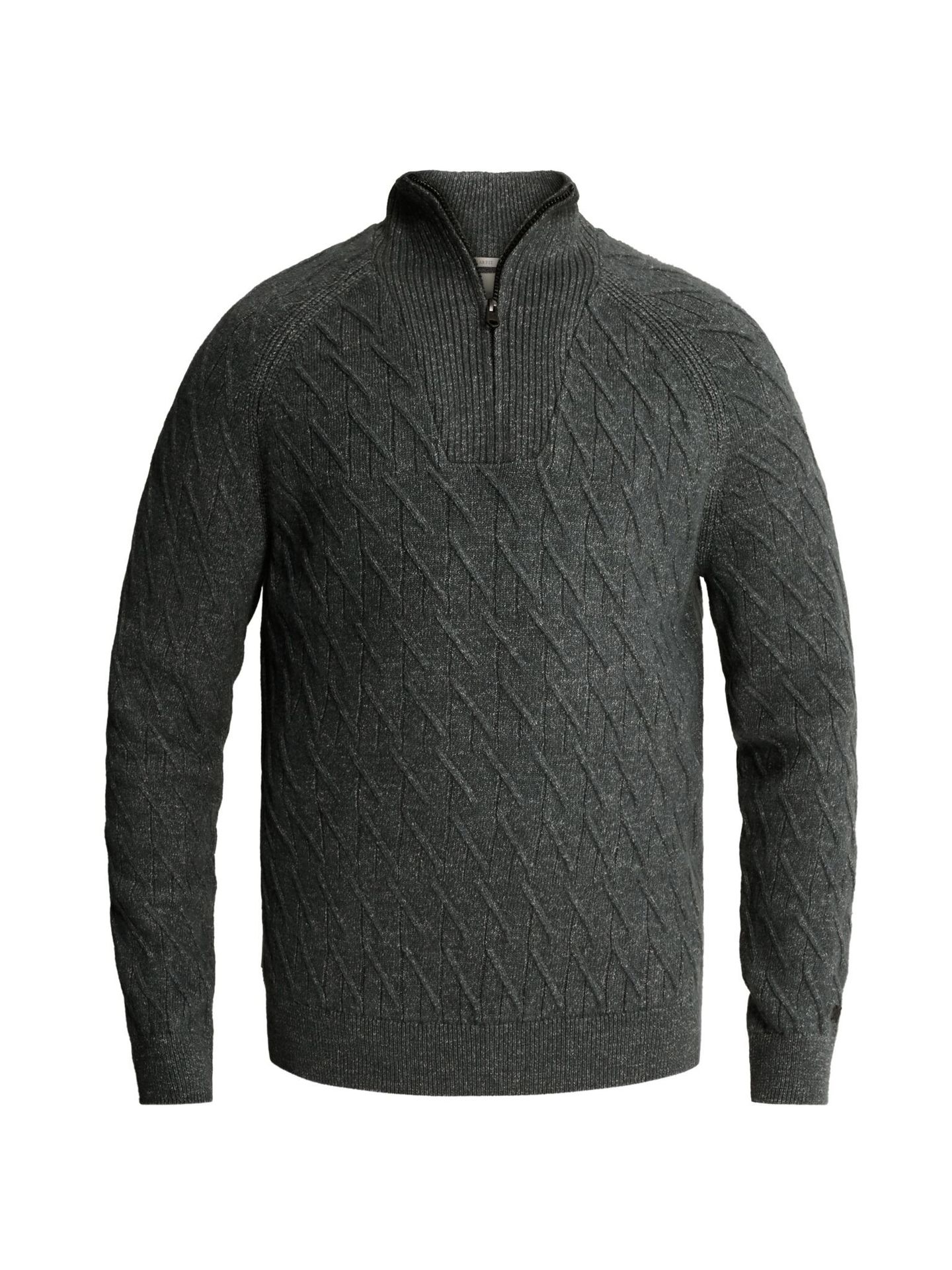 Cast Iron Half zip collar regular fit cotton Dark Slate 00117935-9076