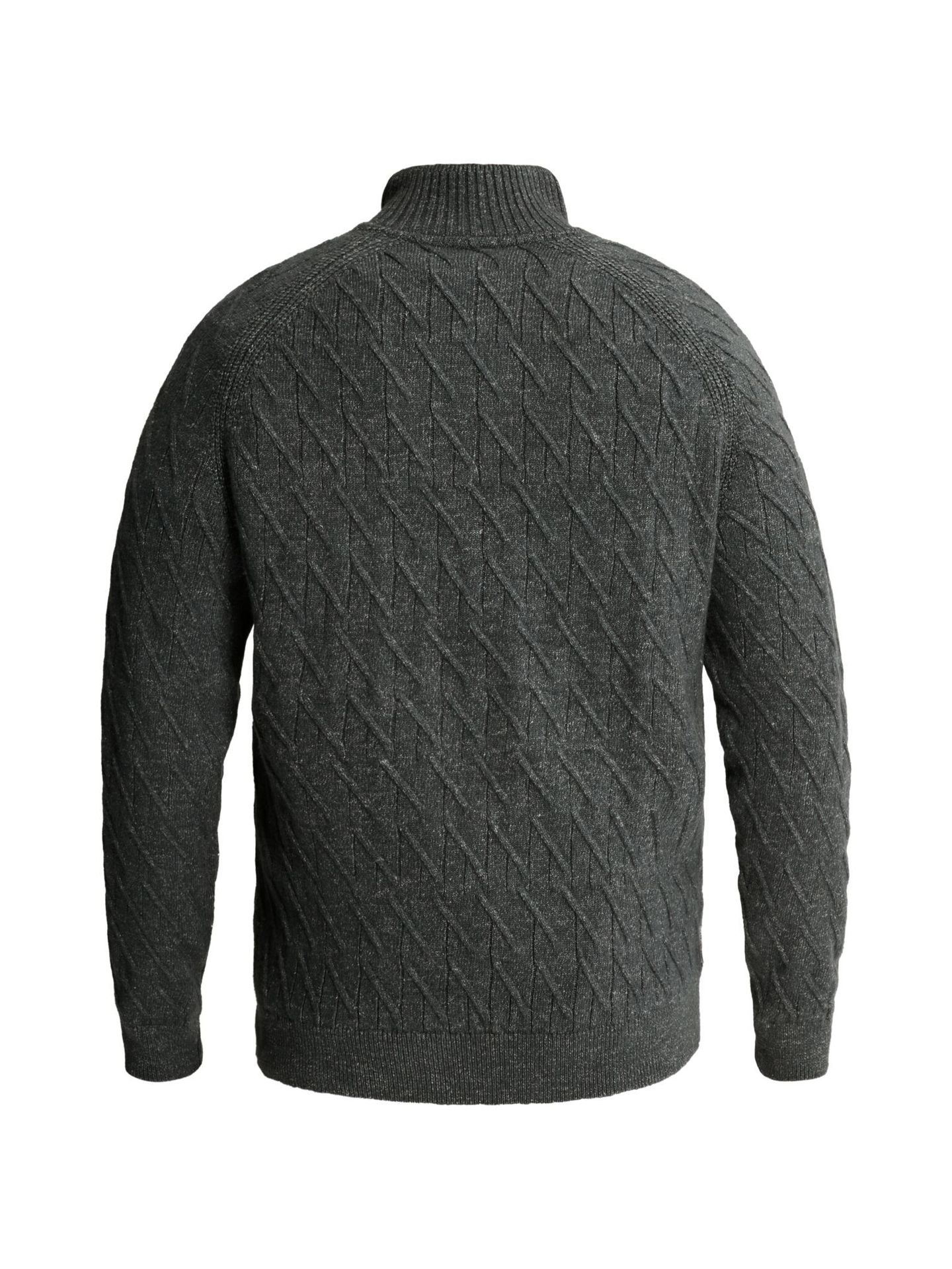 Cast Iron Half zip collar regular fit cotton Dark Slate 2900165571019