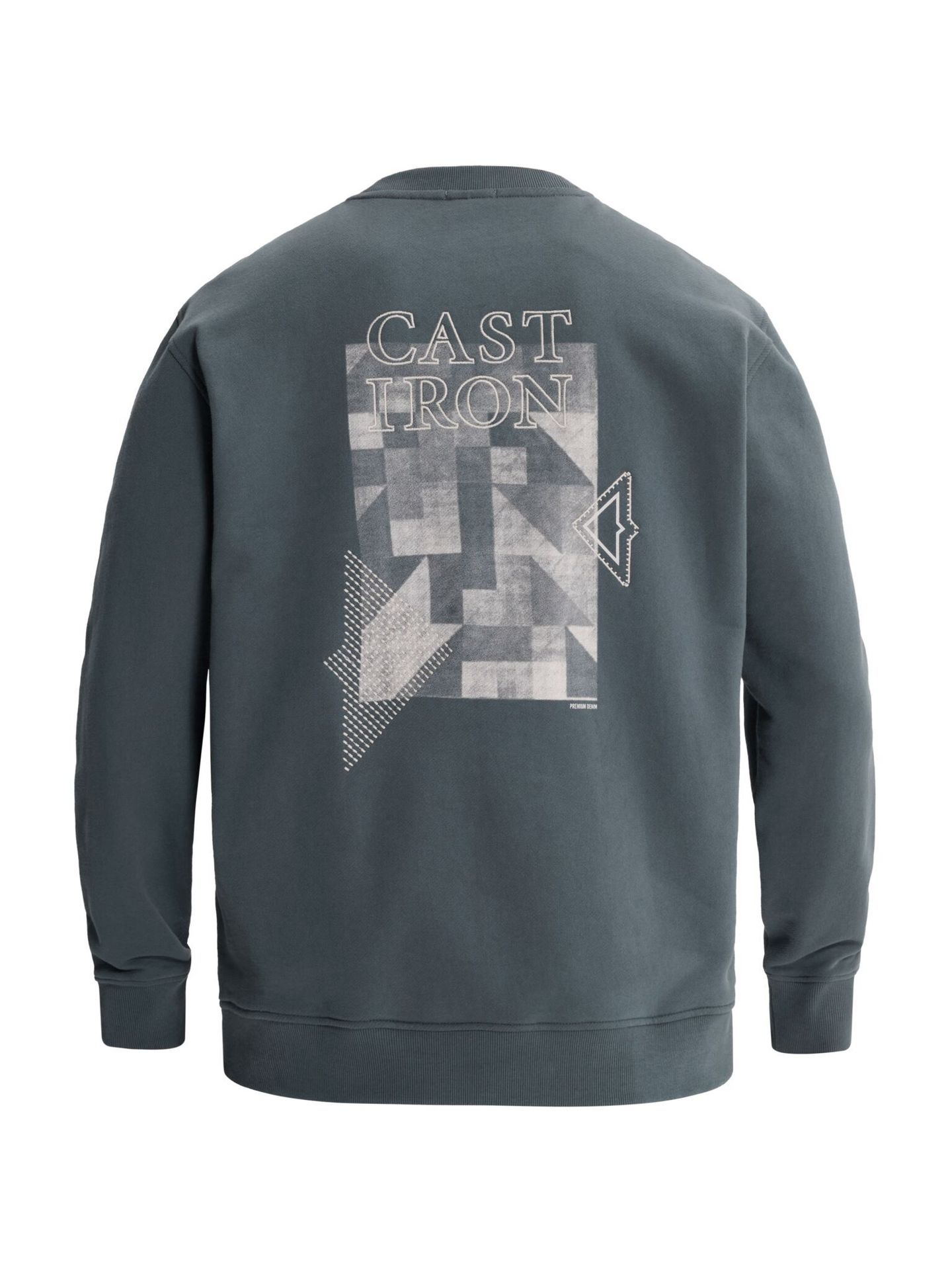 Cast Iron Long sleeve r-neck relaxed fit gra Dark Slate 2900165572047