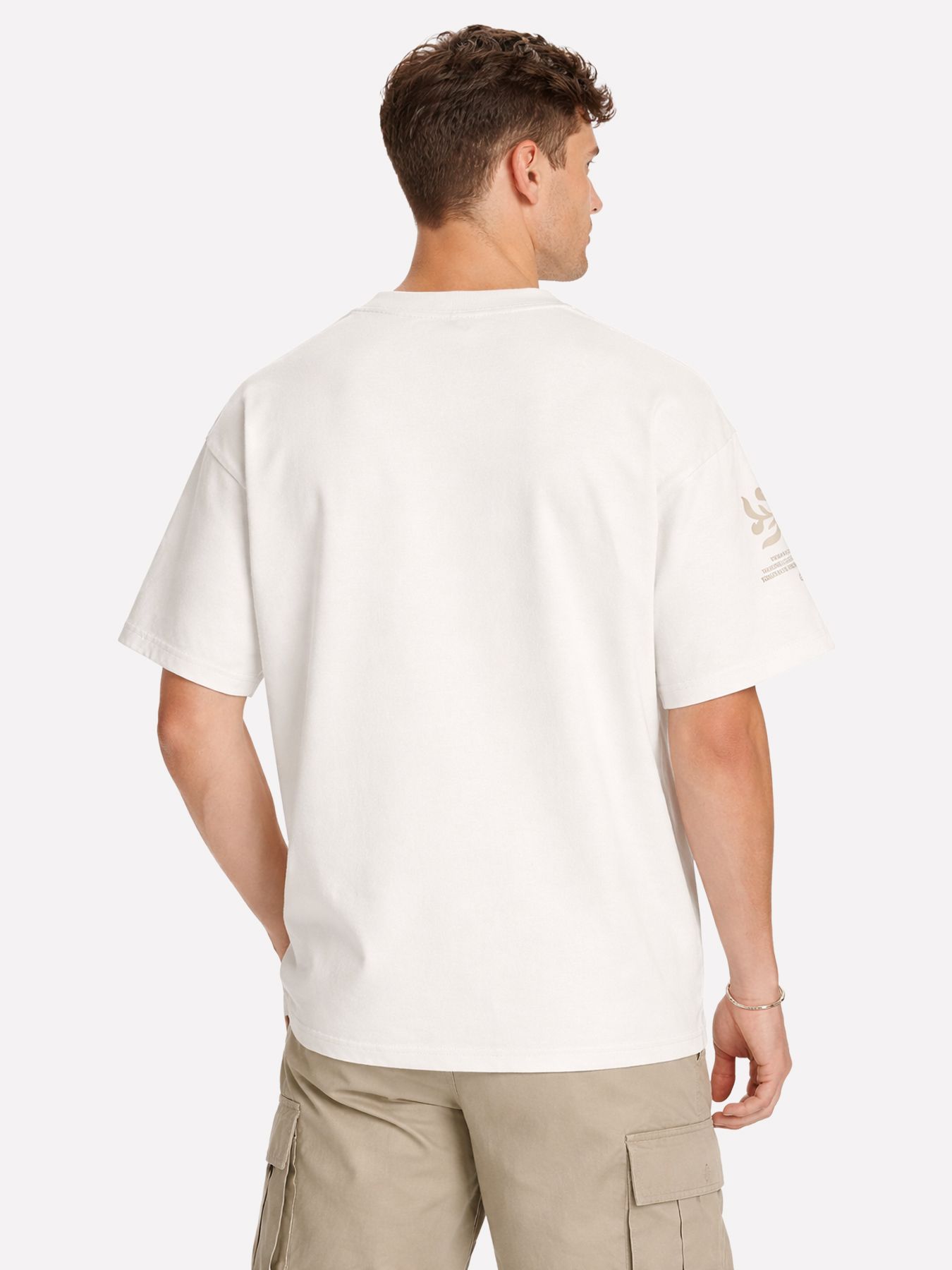 Off The Pitch Filigrain oversized fit tee Off White 2900165577042