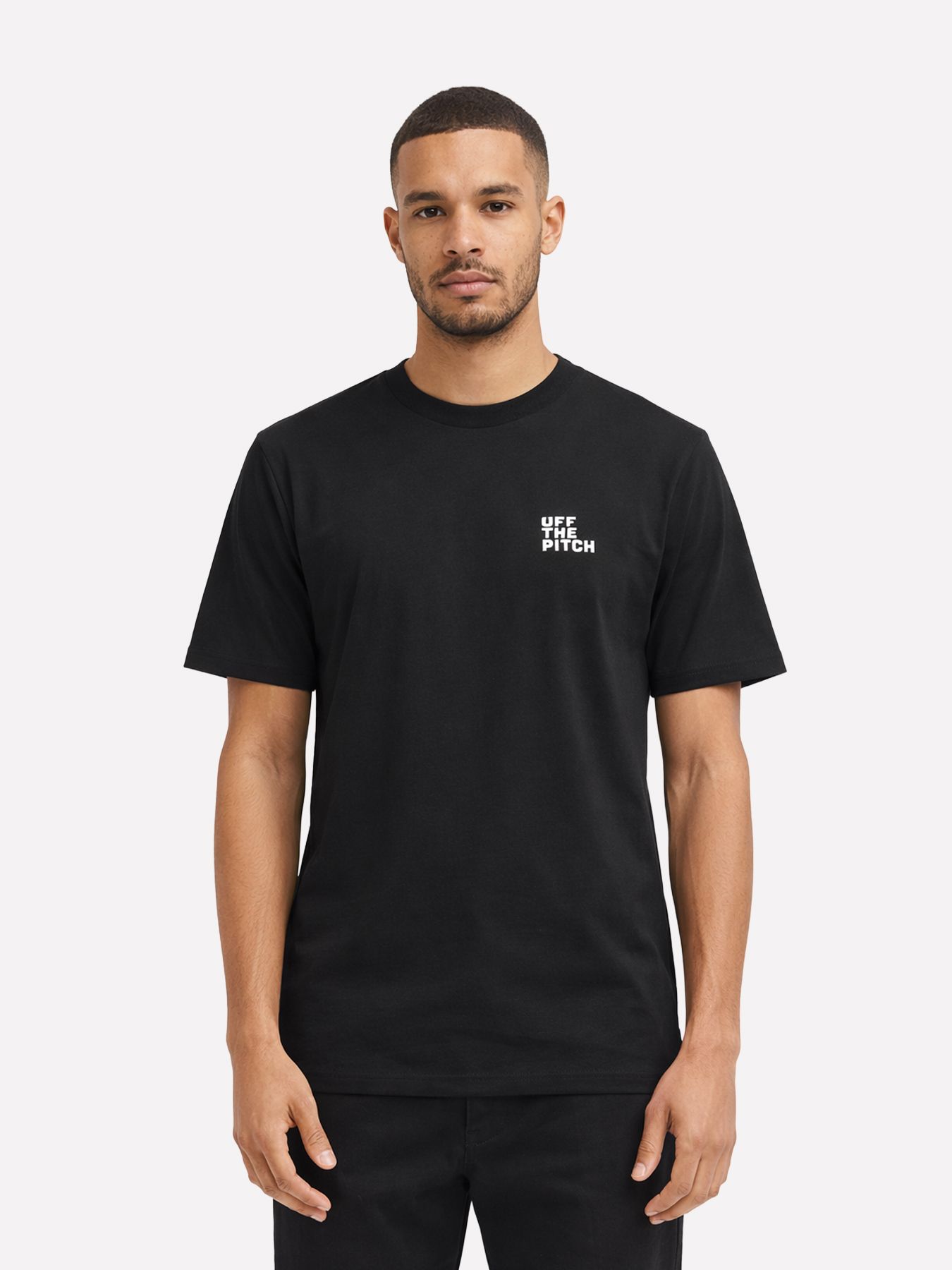 Off The Pitch Ornament slim fit tee Black 00117940-999