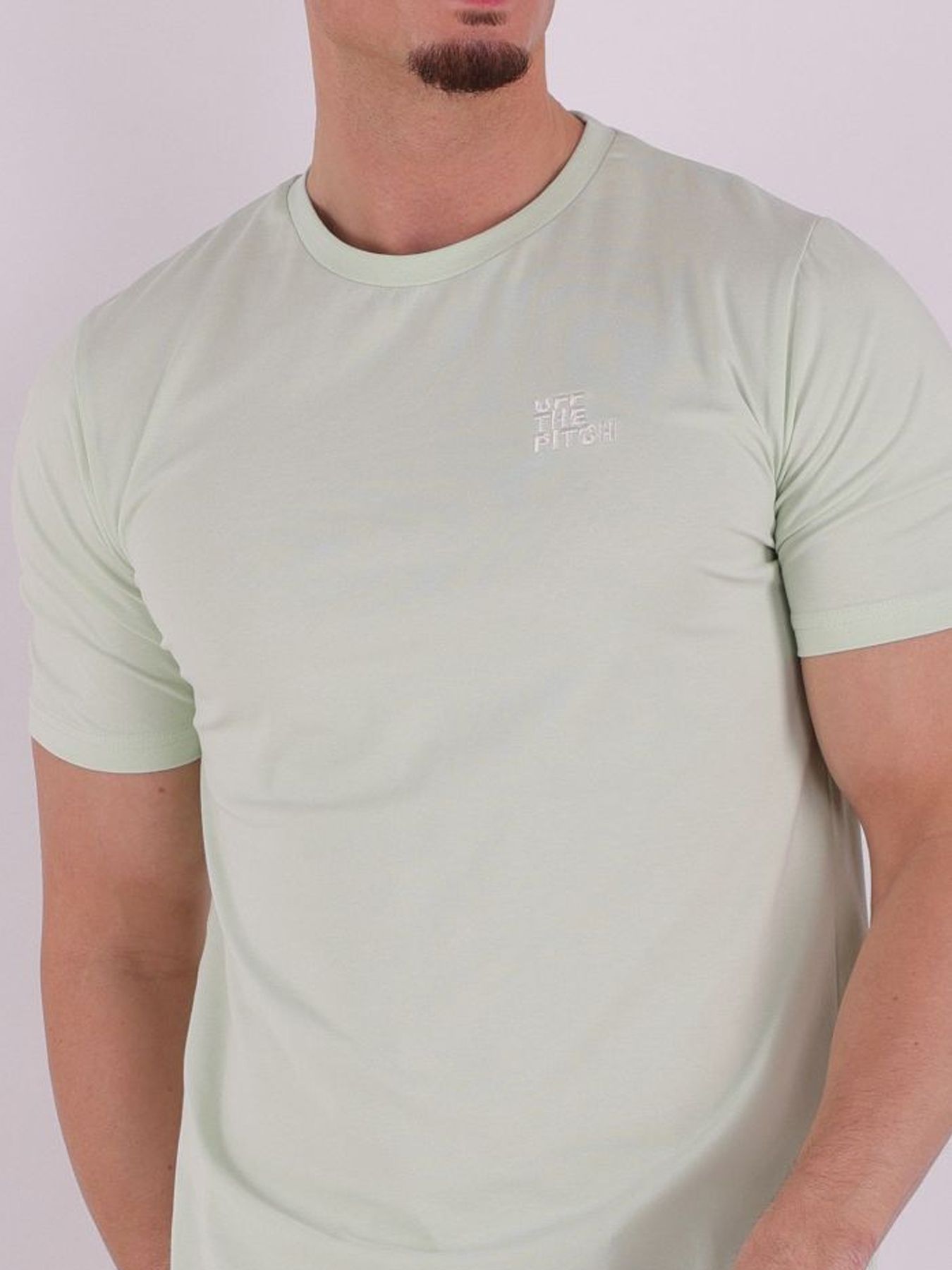 Off The Pitch Fullstop slim fit tee Pastel Green 2900165582077