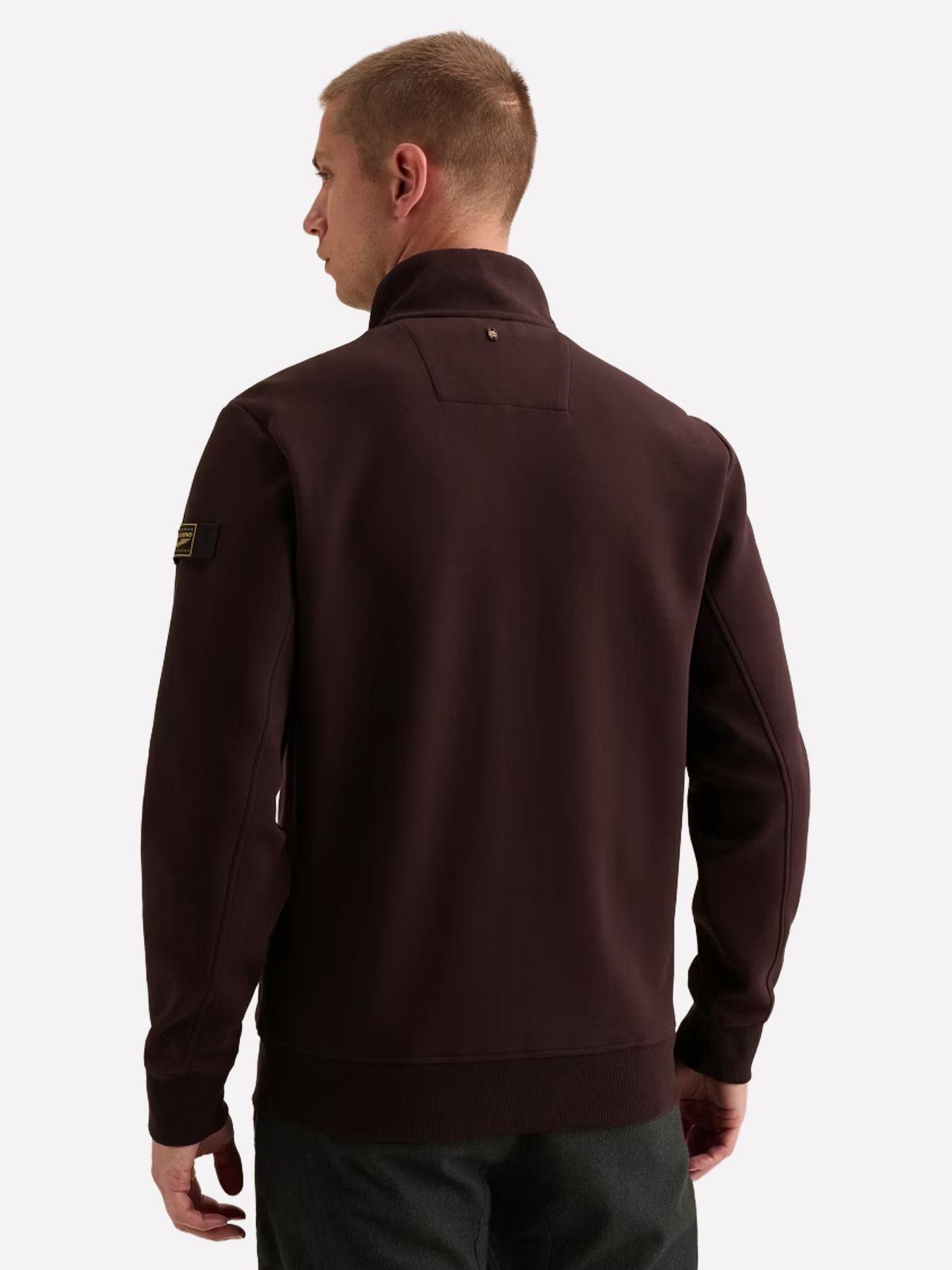 Pme Legend Zip jacket interlock sweat Dark Aubergine 2900165596050
