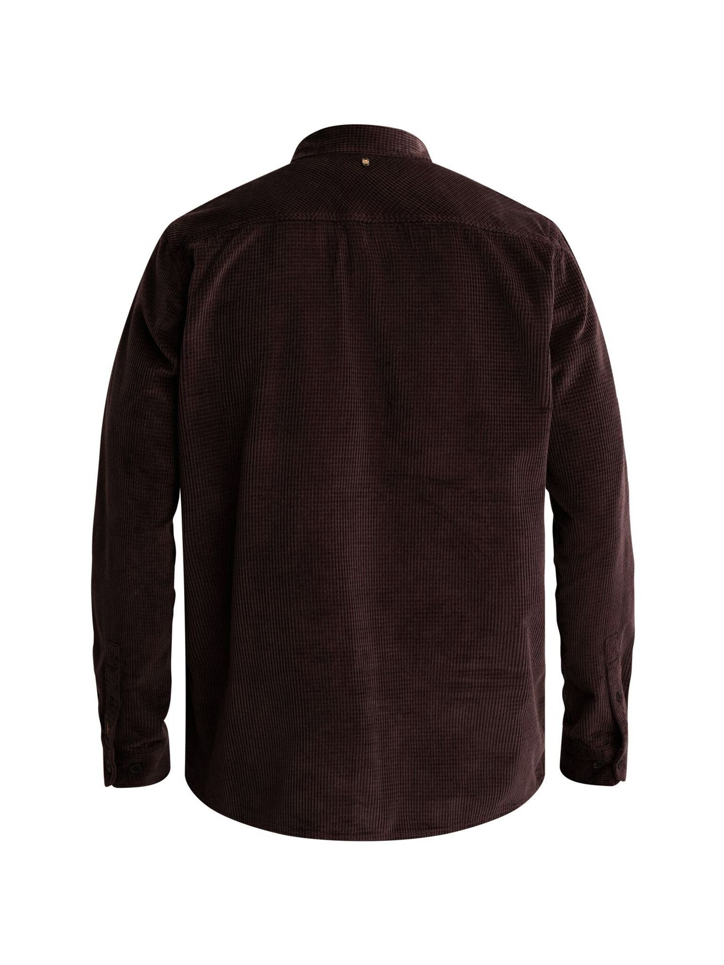 Pme Legend Long sleeve shirt Dobby Corduroy Dark Aubergine 2900165602058