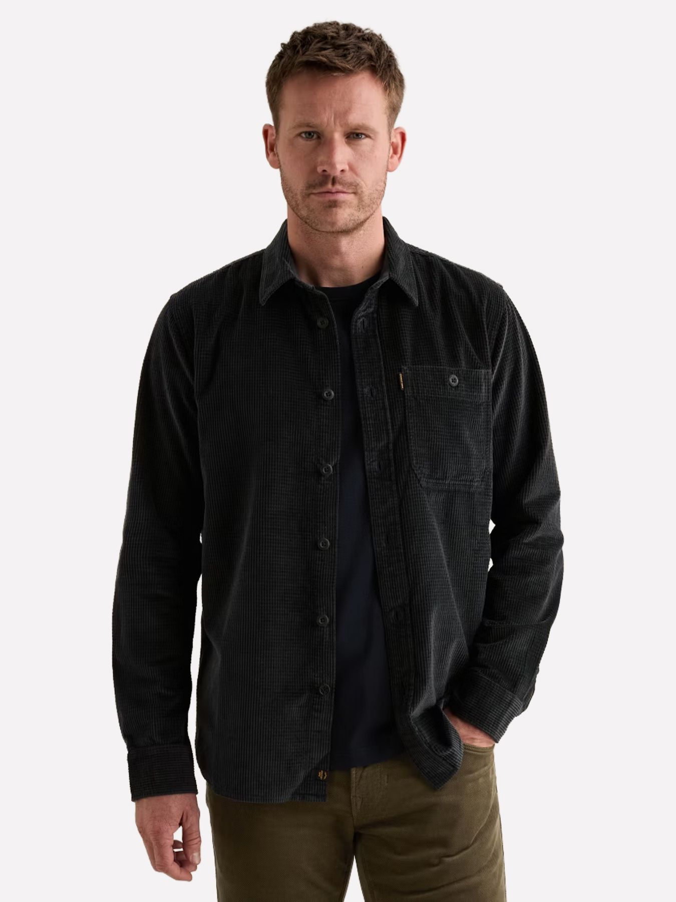 Pme Legend Long sleeve shirt Dobby Corduroy Salute 2900165603031