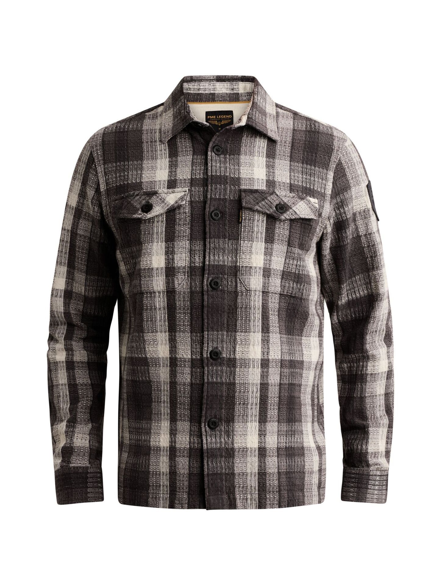 Pme Legend Long sleeve shirt Yarn Dyed Check Obsidian 00117956-9140