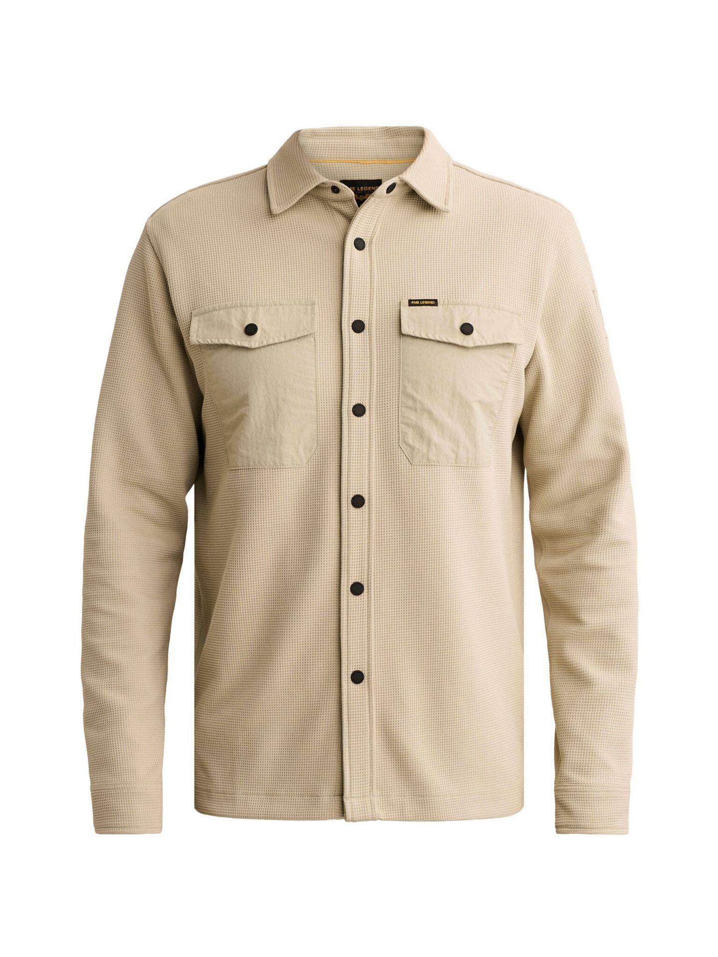 Pme Legend Long sleeve shirt Waffle Jersey Abbey Stone 00117957-6412