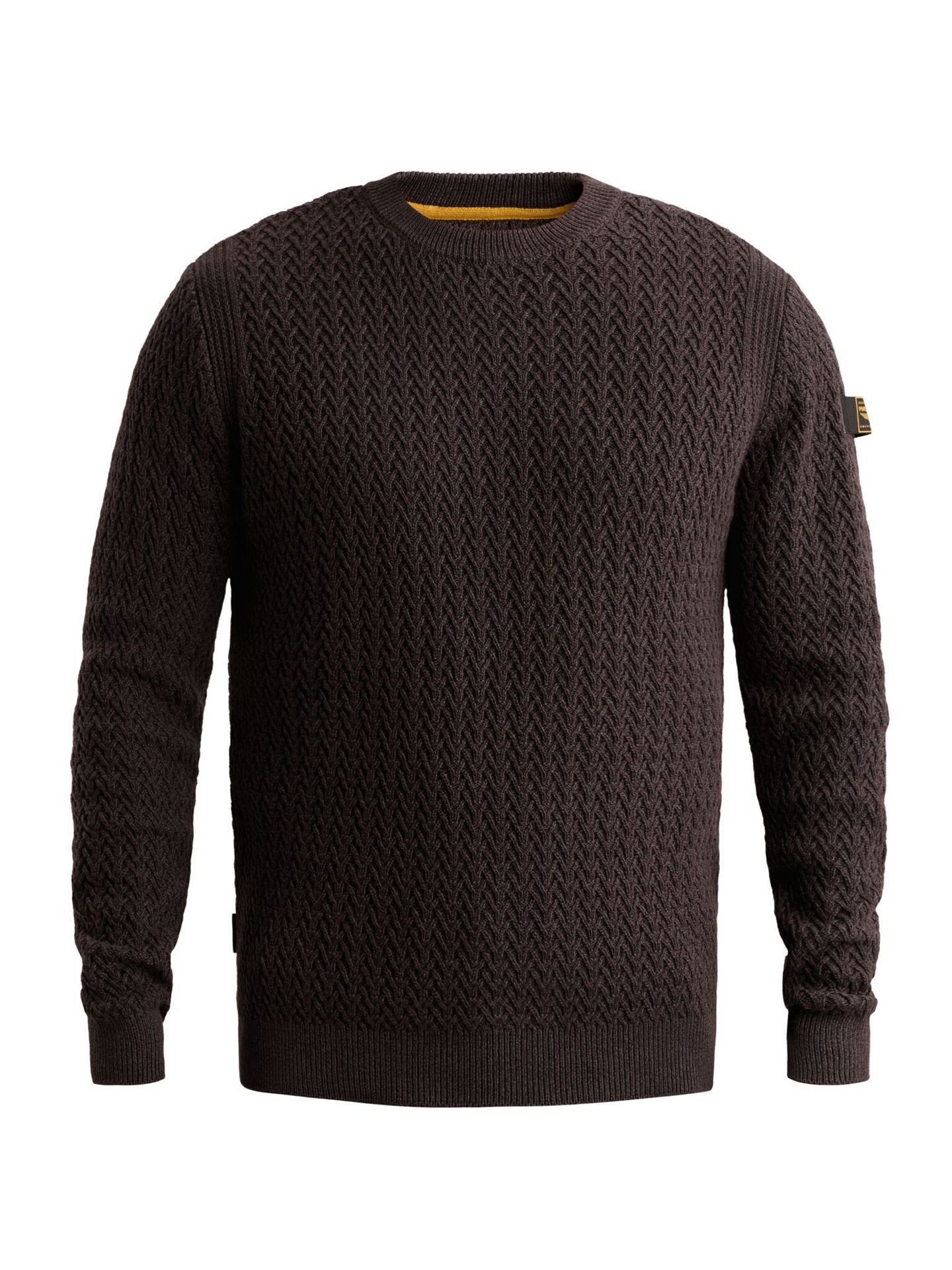 Pme Legend R-neck mouline structure Dark Aubergine 00117964-4357