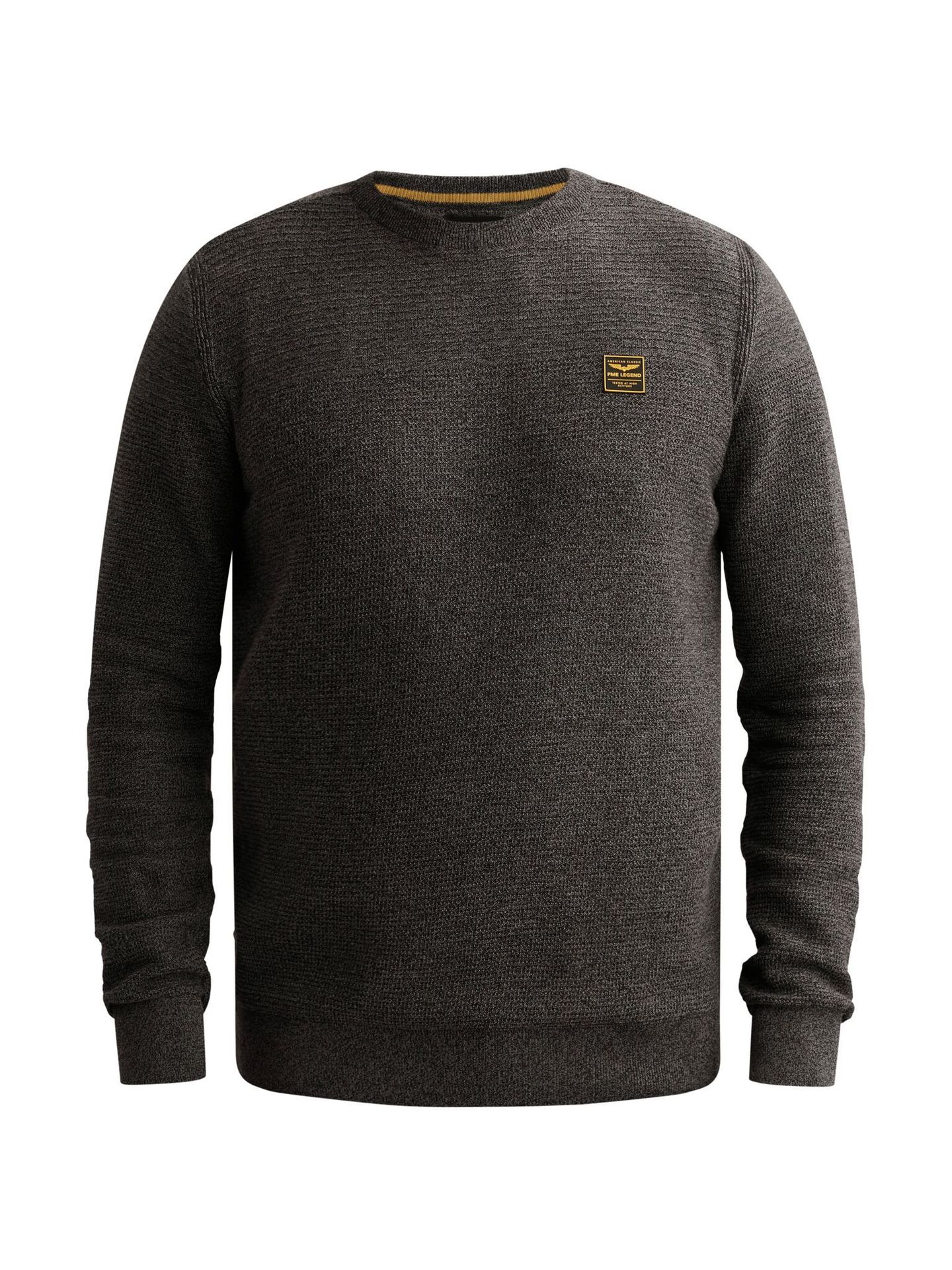 Pme Legend R-neck cotton mouline Jet Black 00117968-9067