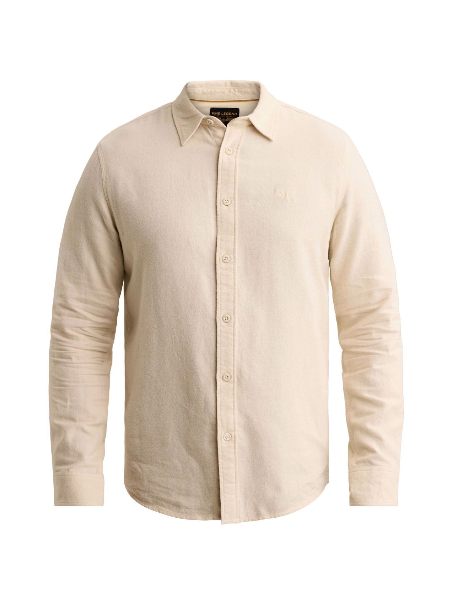 Pme Legend Long sleeve shirt Yarn dye Bone White 00117970-7013
