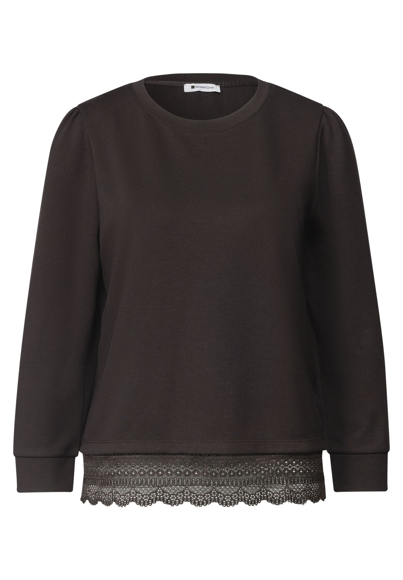 Street-One A325841 LTD QR style w.lace bottom black coffee 00118010-EKA19000200000957