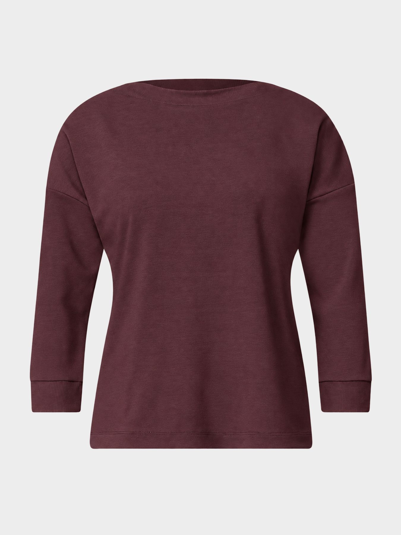 Street-One A325842 LTD QR u-boat shirt w.rib c rustic rouge 2900165713068