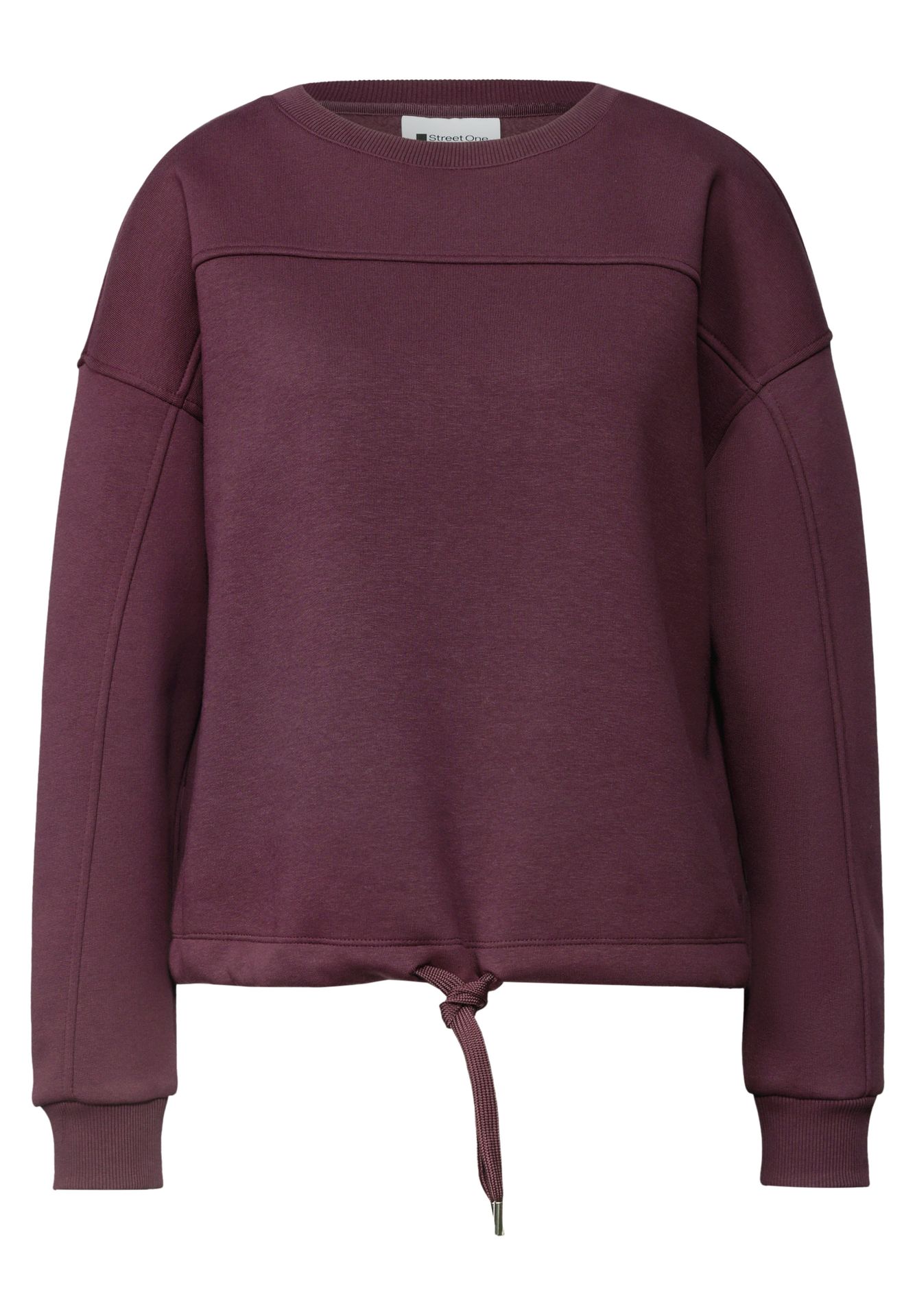 Street-One A304076 Crewneck w. Dividing Seam rustic rouge 00118045-EKA19000200000981