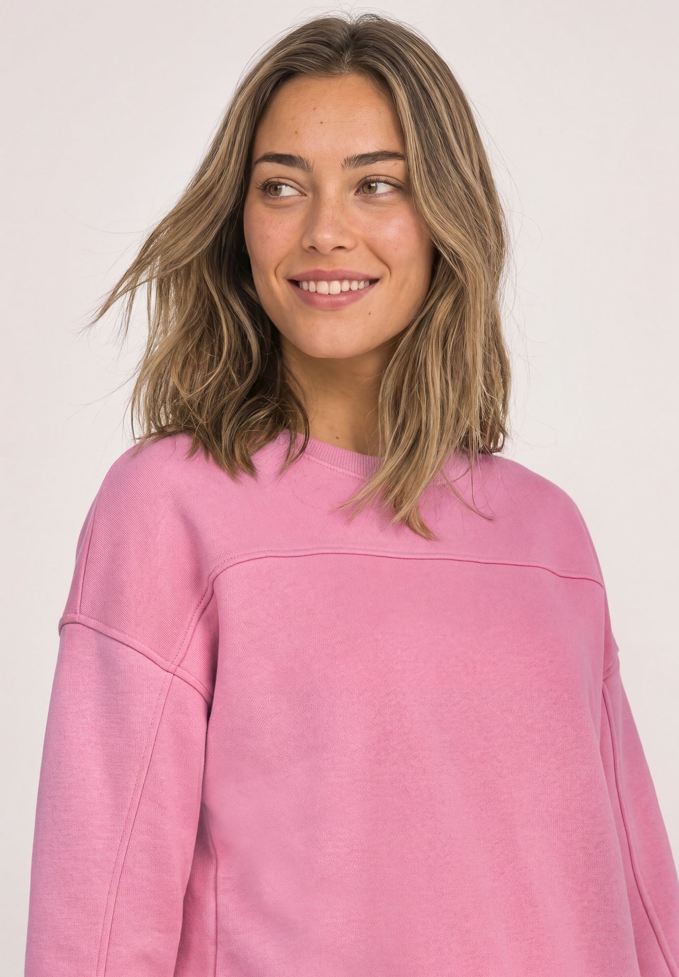 Street-One A304076 Crewneck w. Dividing Seam warm blush 2900165767054