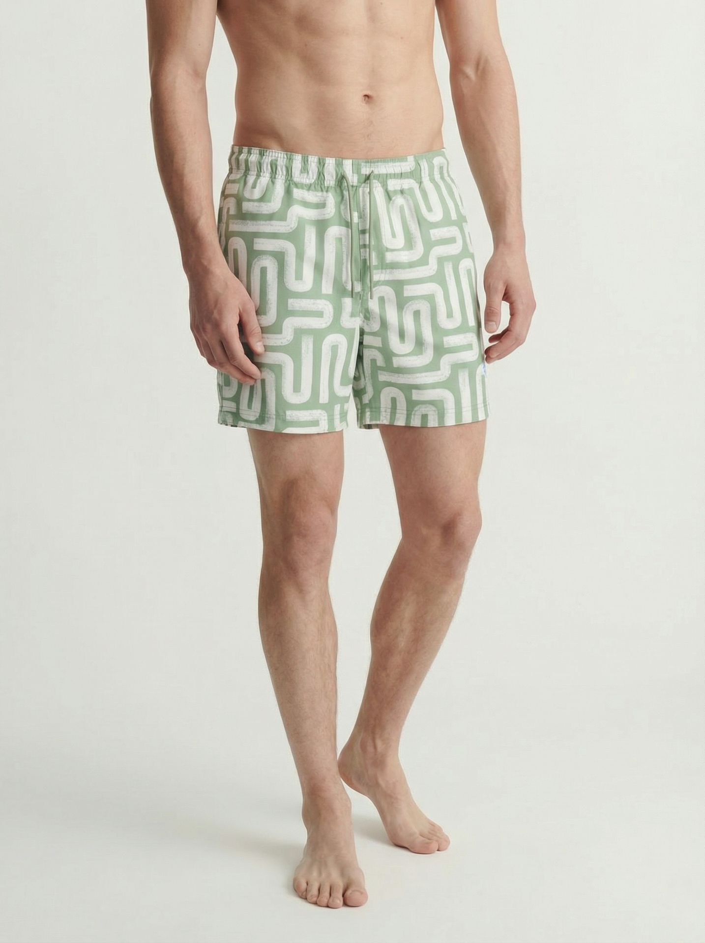 Jack & Jones JPSTMAUI SAND MATURE SWIM SHORTS Granite Green 00118103-EKA26011400001292