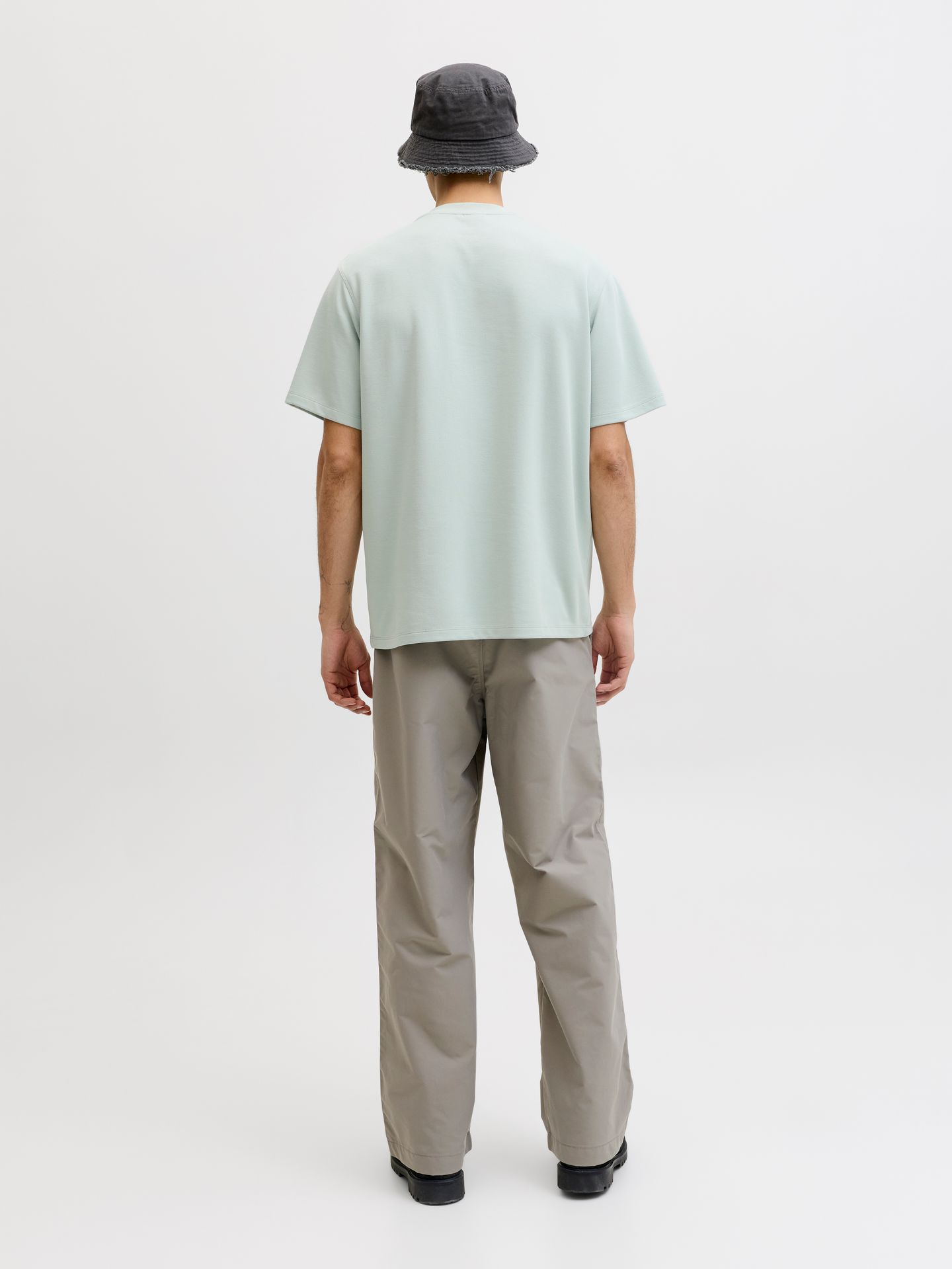 Jack & Jones JCOSPONGYTEE SS CREW NECK SMU Aqua Gray/SET WITH TOP 2900165905050