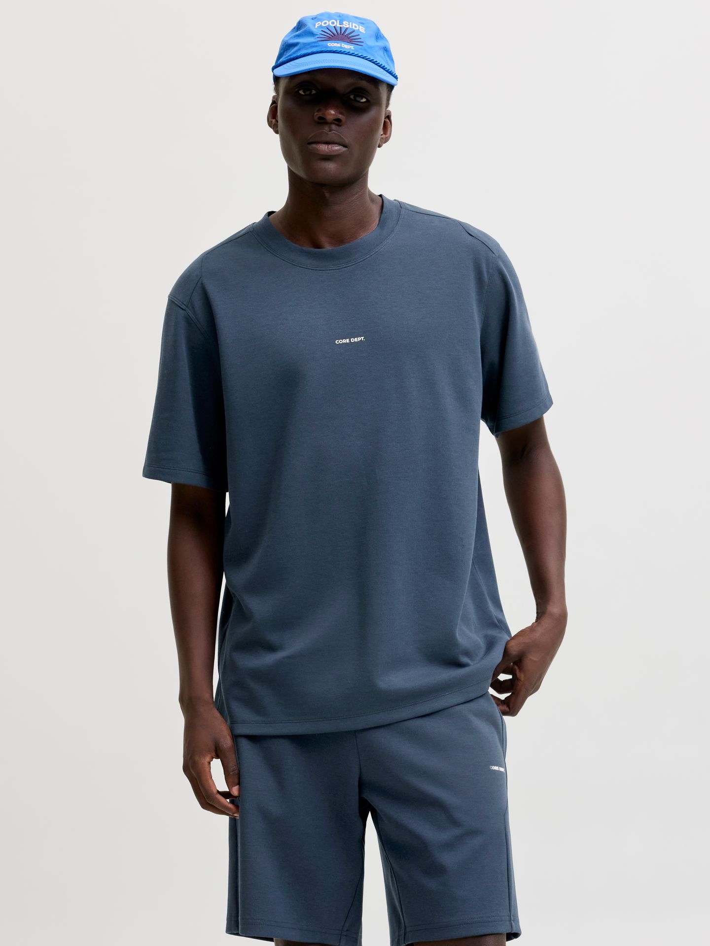 Jack & Jones JCOSPONGYTEE SS CREW NECK SMU Outer Space/SET WITH TOP 00118106-EKA26011400003431