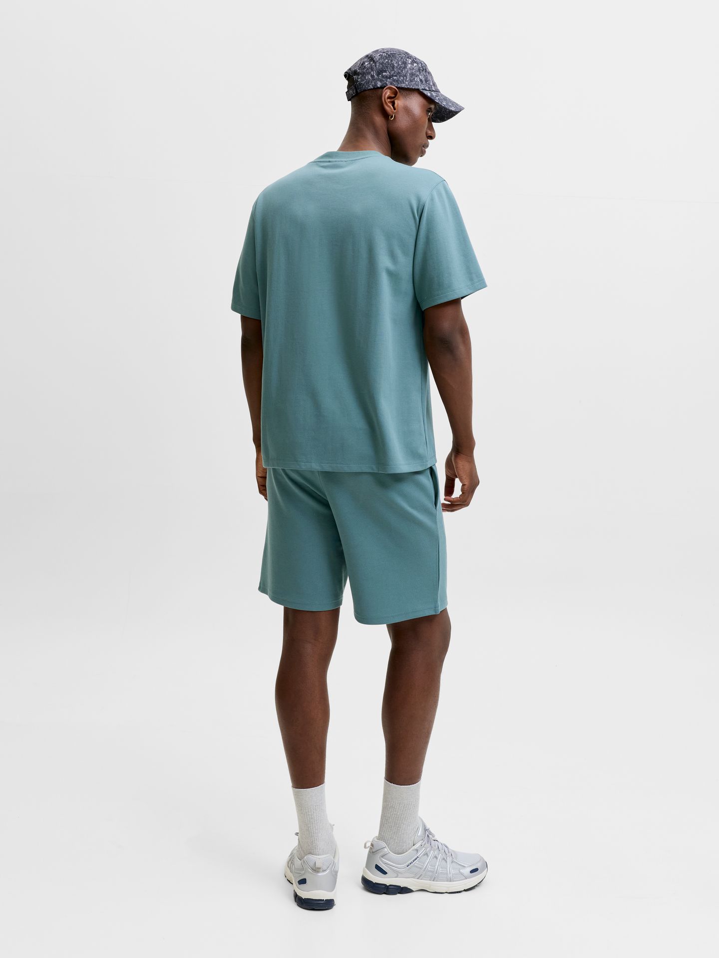 Jack & Jones JCOSPONGYTEE SS CREW NECK SMU North Atlantic/SET WITH TOP 2900165907016