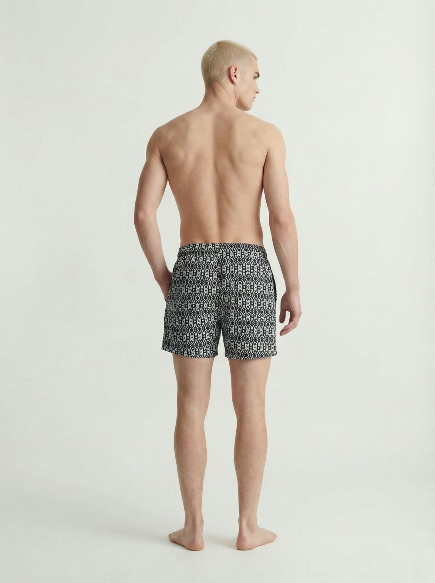 Jack & Jones JPSTMAUI SHELL AOP SWIM SHORTS REG Sky Captain 2900165912010
