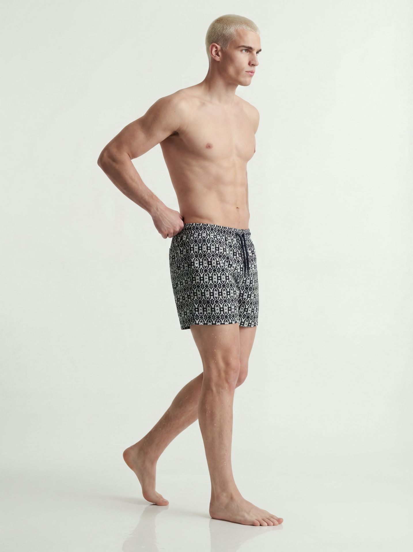 Jack & Jones JPSTMAUI SHELL AOP SWIM SHORTS REG Sky Captain 2900165912010