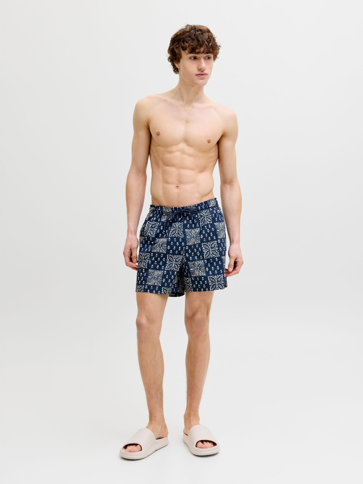 Jack & Jones JPSTMAUI SHELL AOP SWIM SHORTS REG Pageant Blue 2900165948040