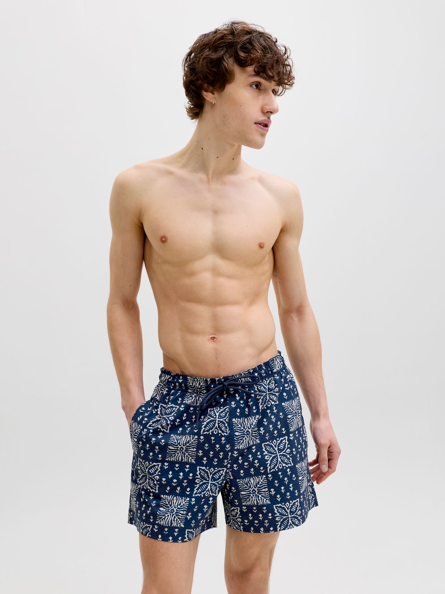 Jack & Jones JPSTMAUI SHELL AOP SWIM SHORTS REG Pageant Blue 2900165948040