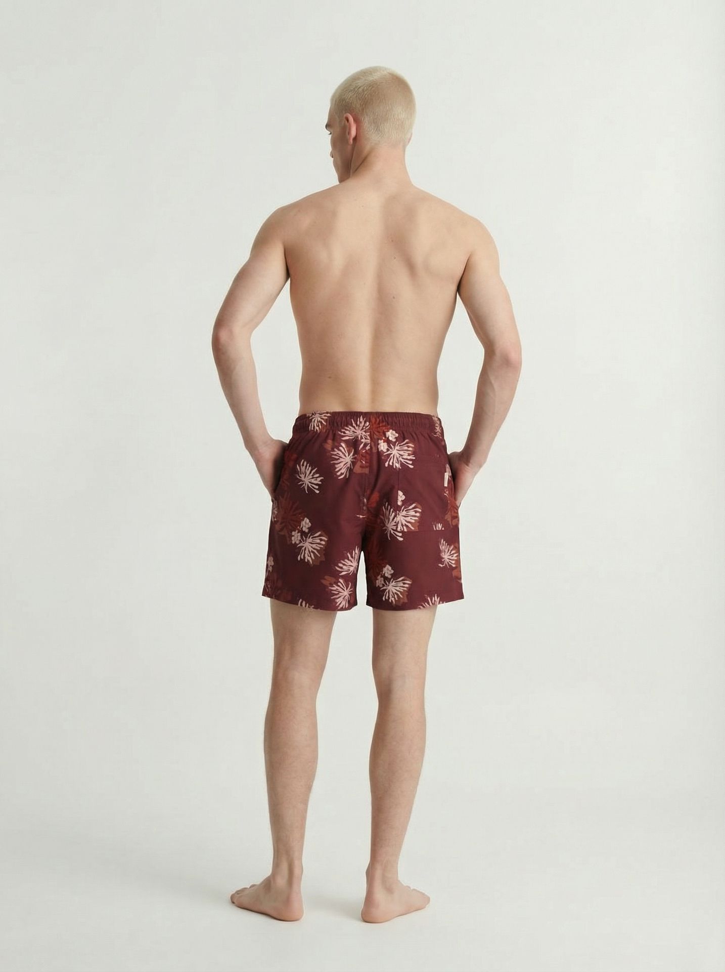 Jack & Jones JPSTMAUI SHELL AOP SWIM SHORTS REG Cabernet 2900165936023