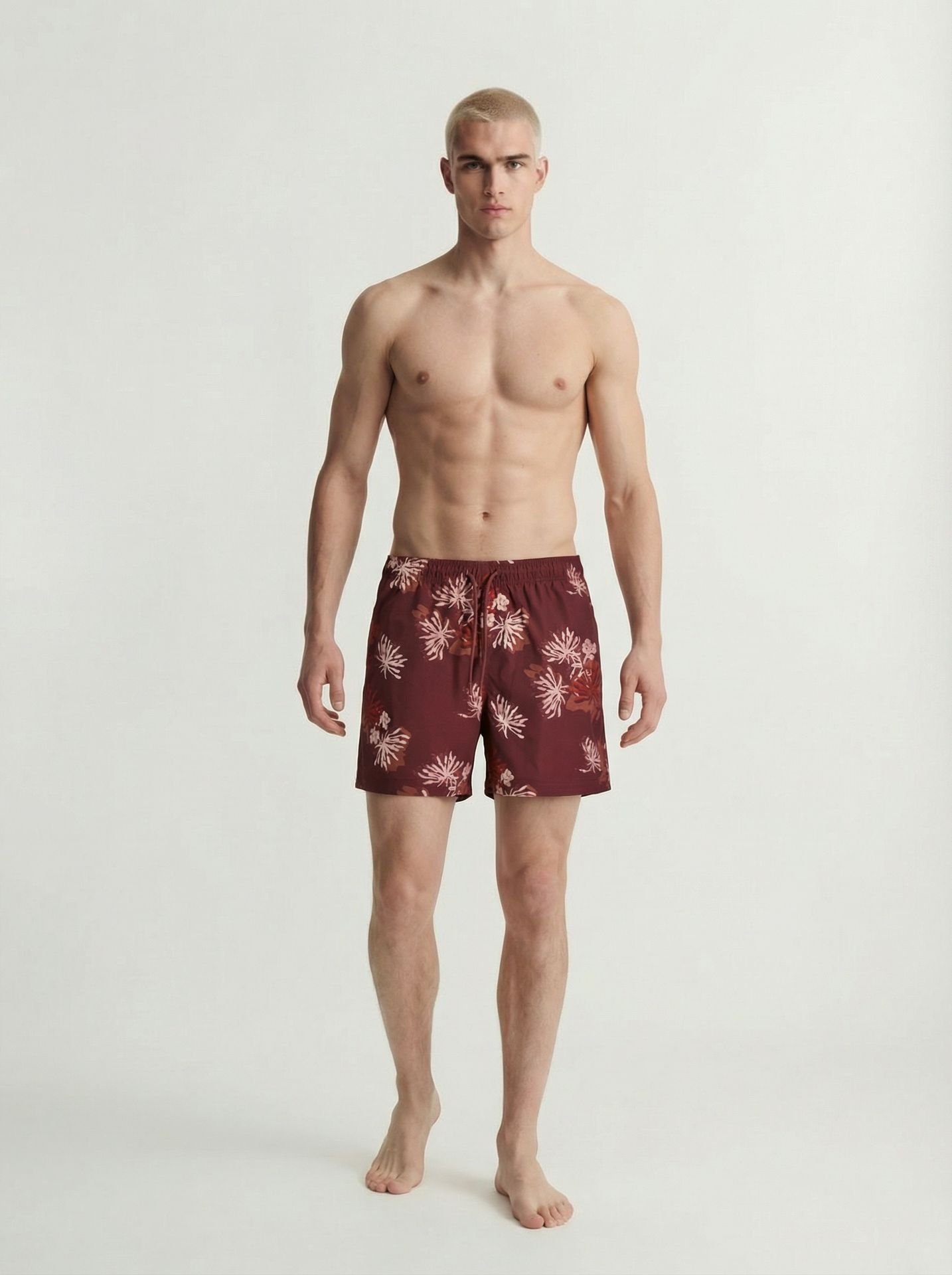 Jack & Jones JPSTMAUI SHELL AOP SWIM SHORTS REG Cabernet 2900165936023
