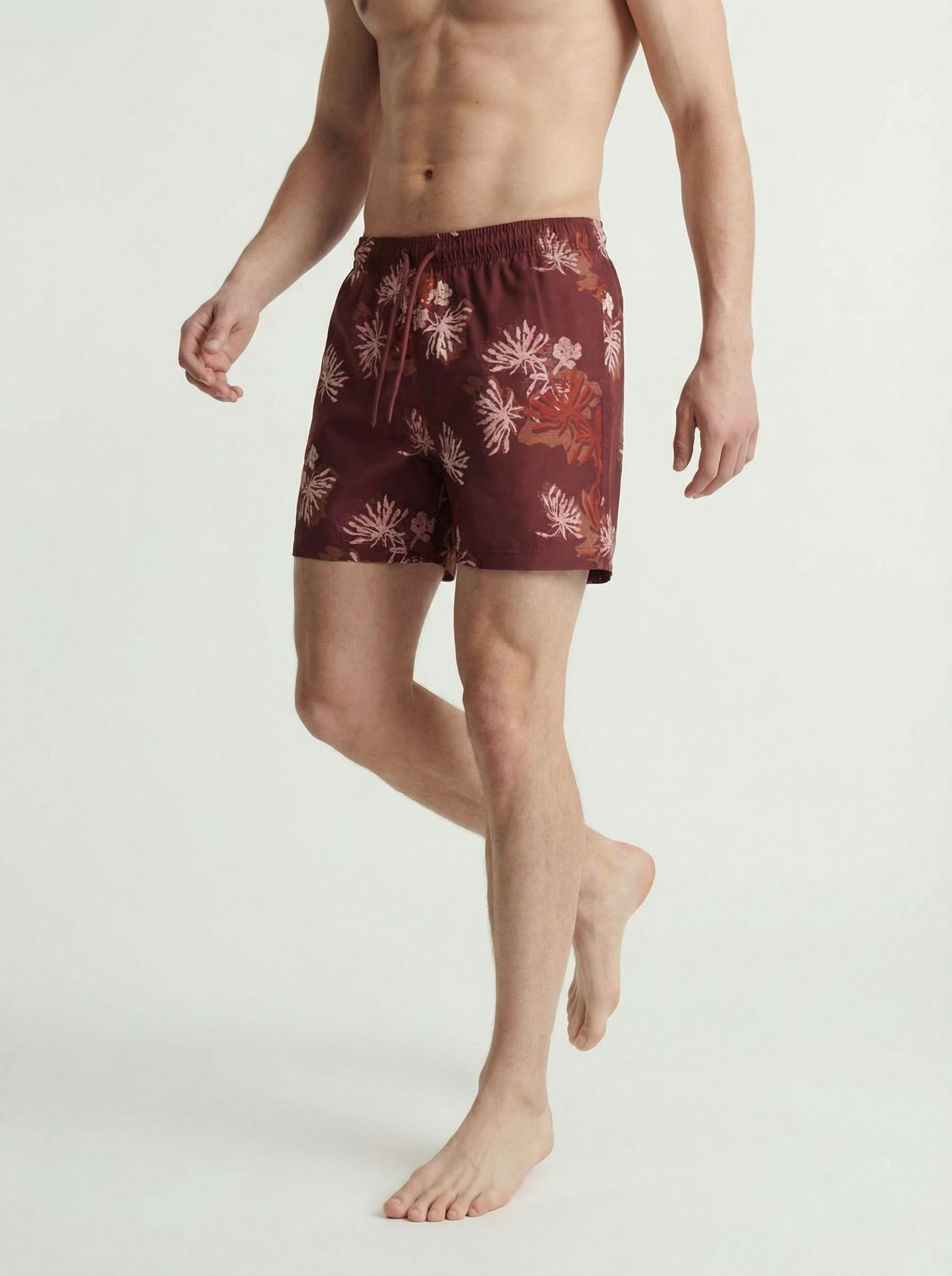 Jack & Jones JPSTMAUI SHELL AOP SWIM SHORTS REG Cabernet 2900165936023