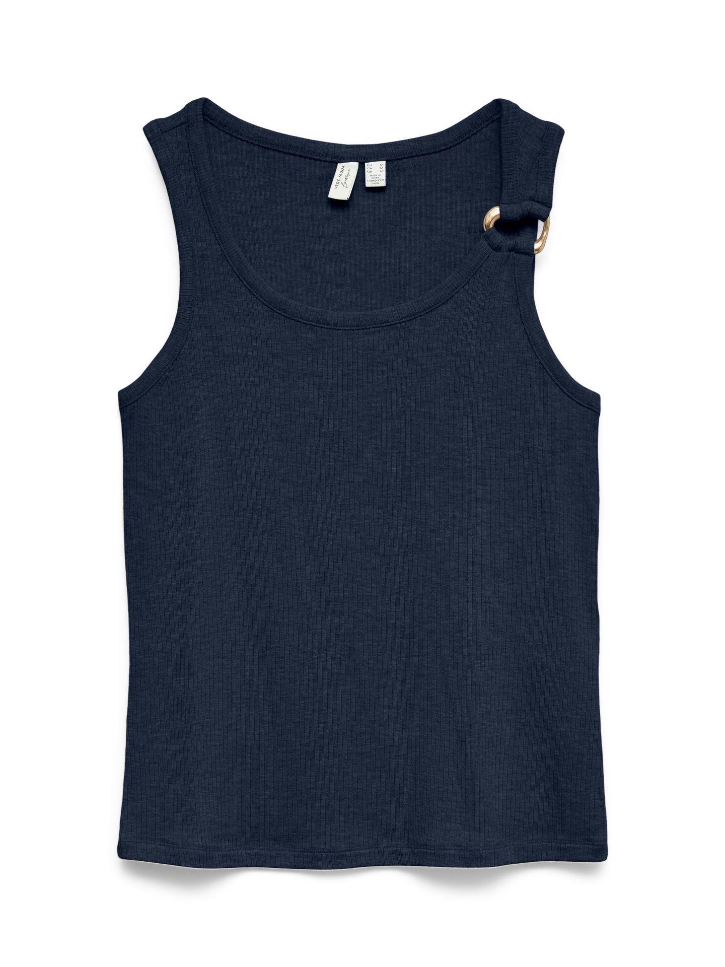 Vero Moda VMKIKI S/L O-NECK TOP JRS BTQ Navy Blazer/PANEL A1 00118110-EKA26011400000102