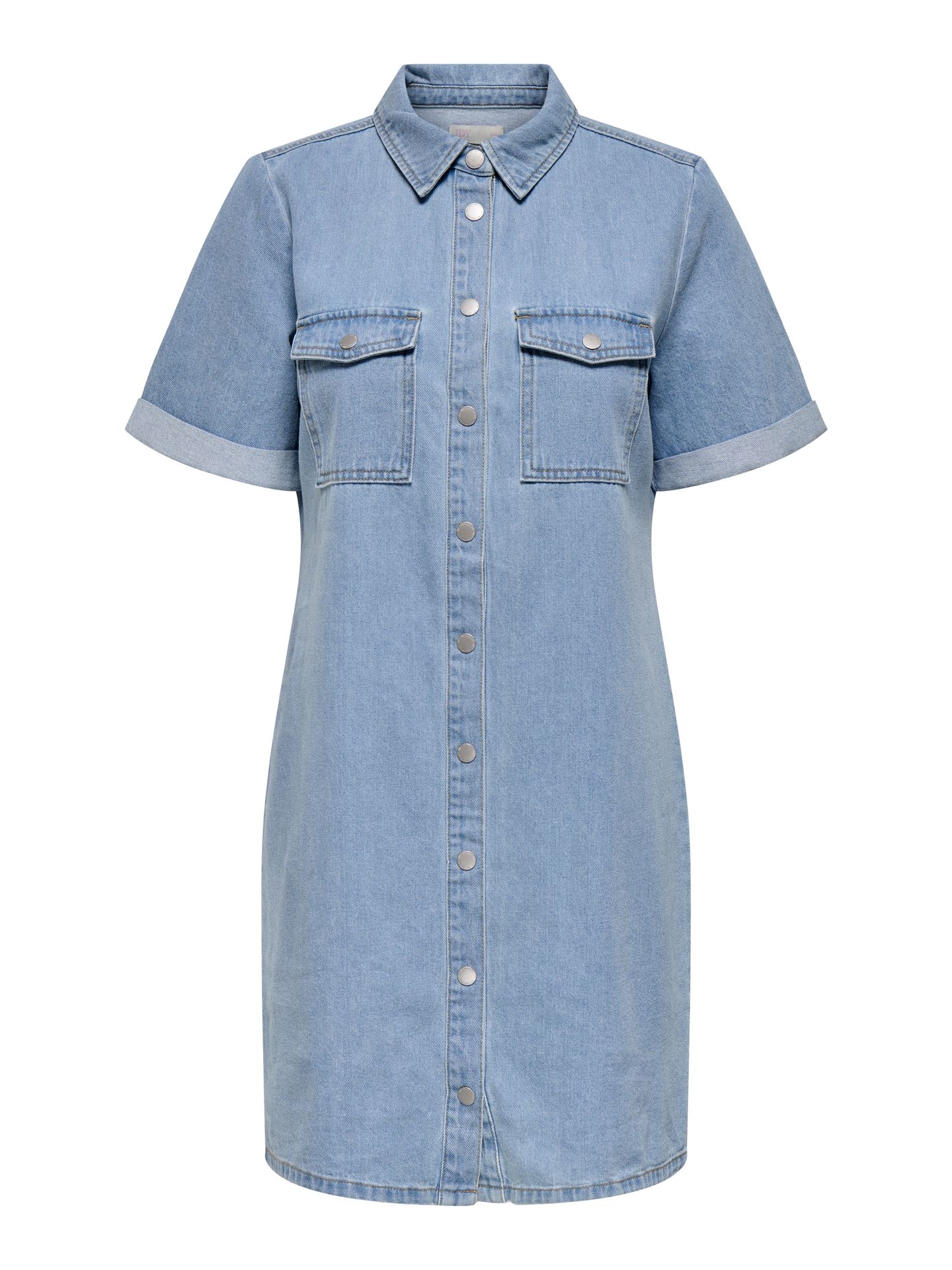 Only JDYESMEE SS BUTTON DRESS DNM Light Blue Denim 00118113-EKA26011400000011