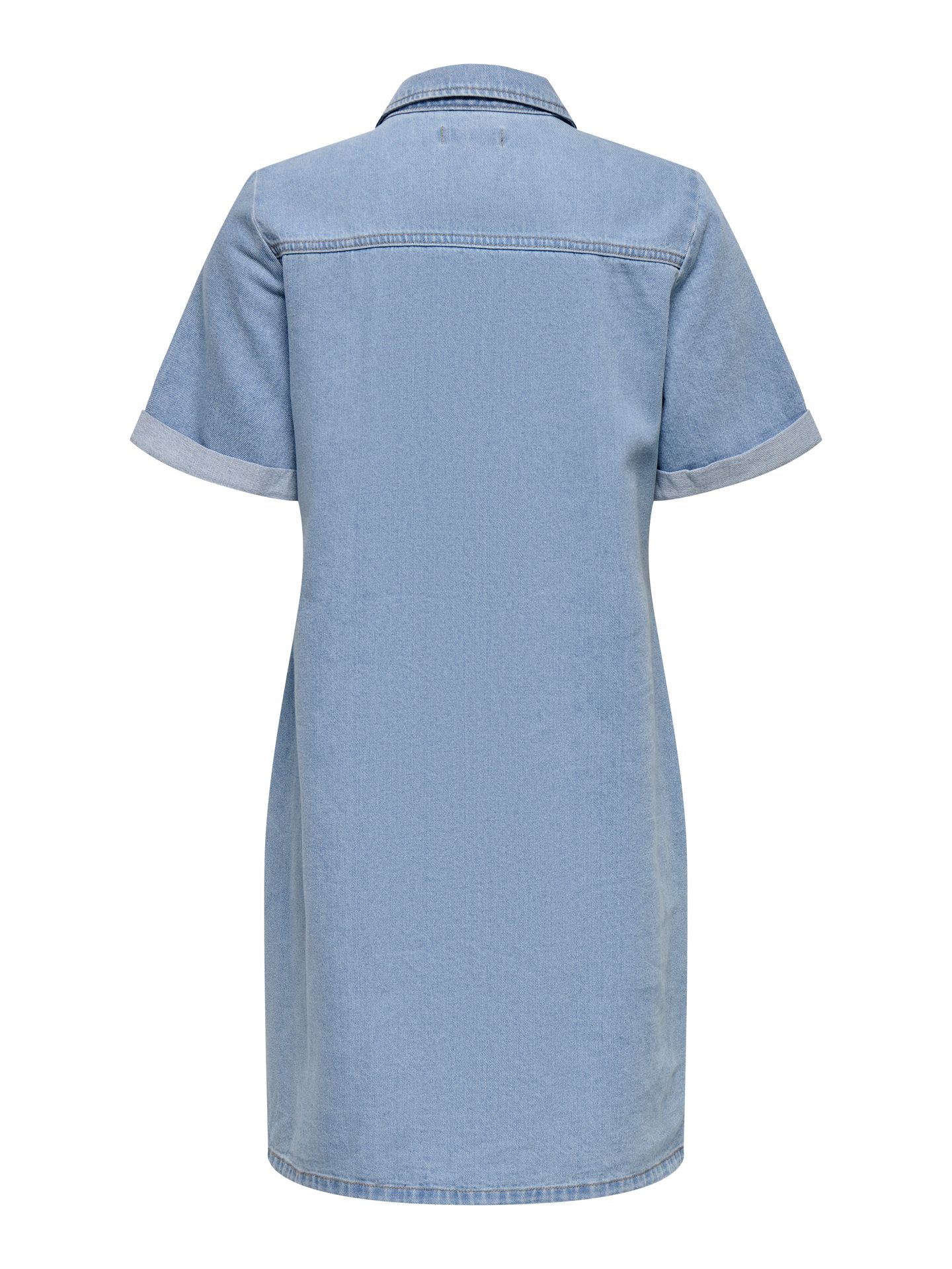 Only JDYESMEE SS BUTTON DRESS DNM Light Blue Denim 2900165921050