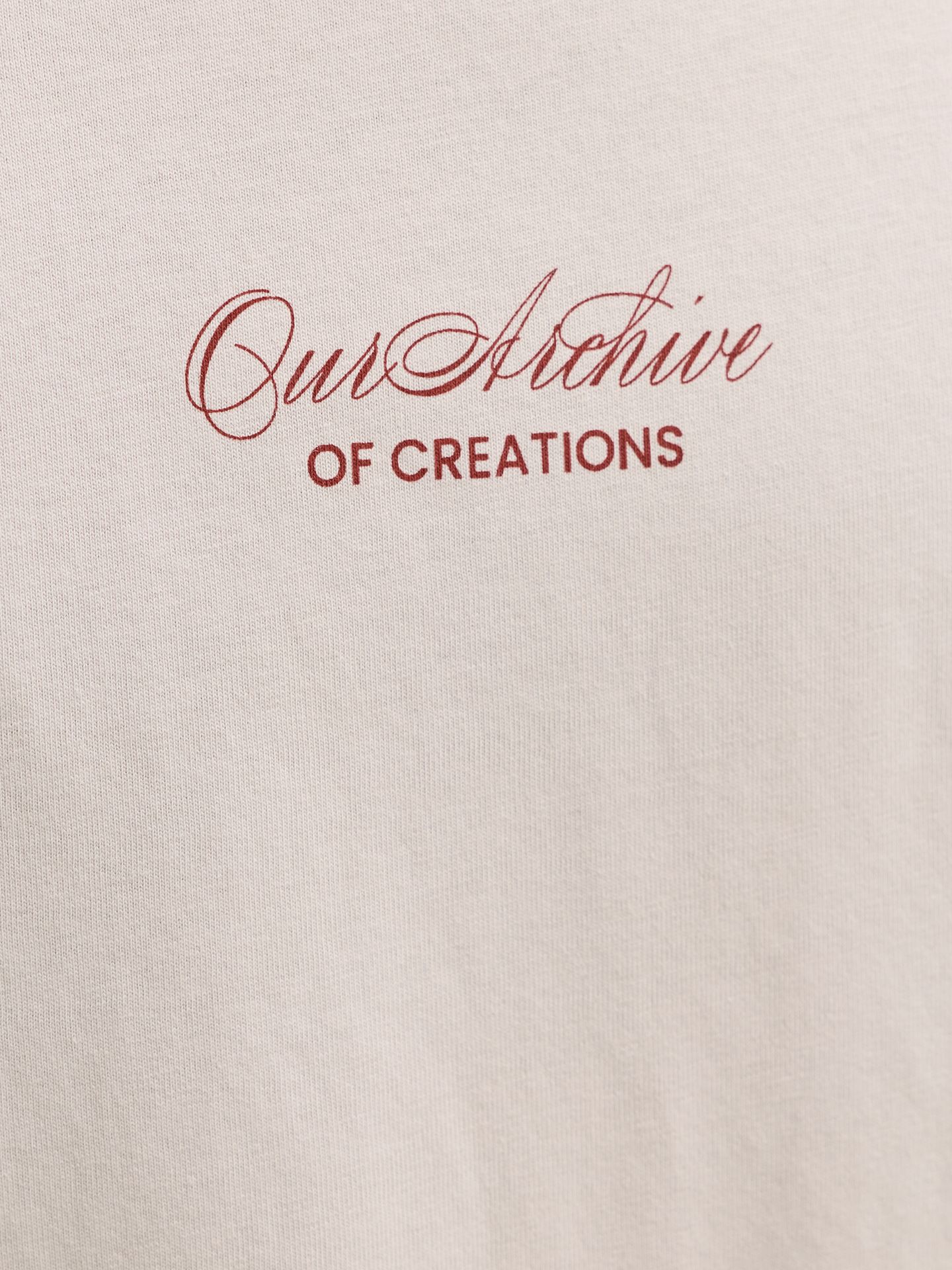 Jack & Jones JJART PRINT TEE SS CREW NECK Moonbeam 2900165946053