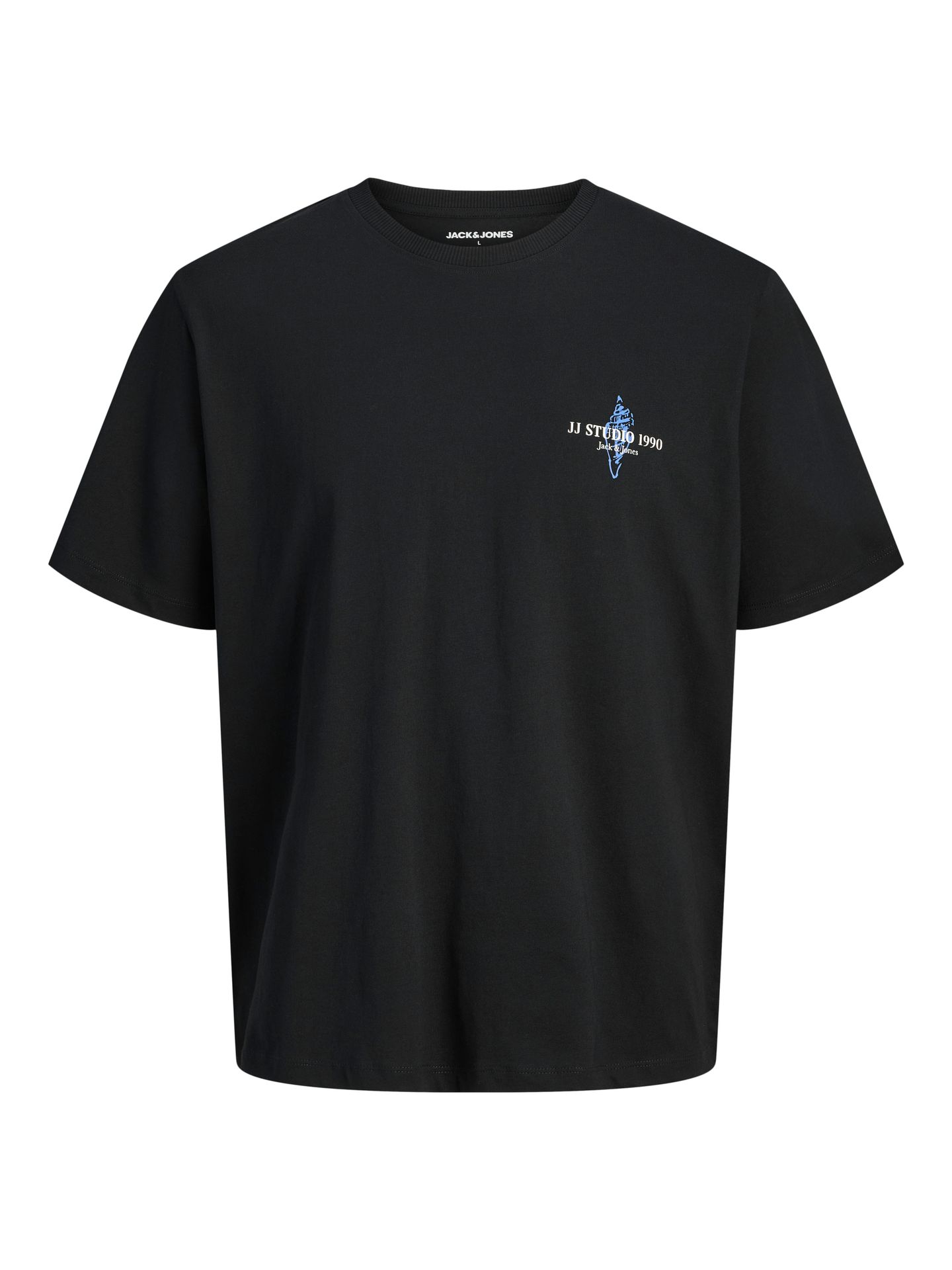 Jack & Jones JJCORALS TEE SS CREW NECK Black 00118120-EKA26011400000232