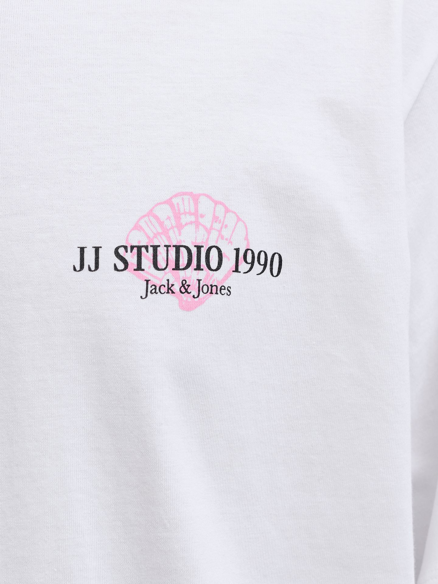 Jack & Jones JJCORALS TEE SS CREW NECK Bright White 2900165951026