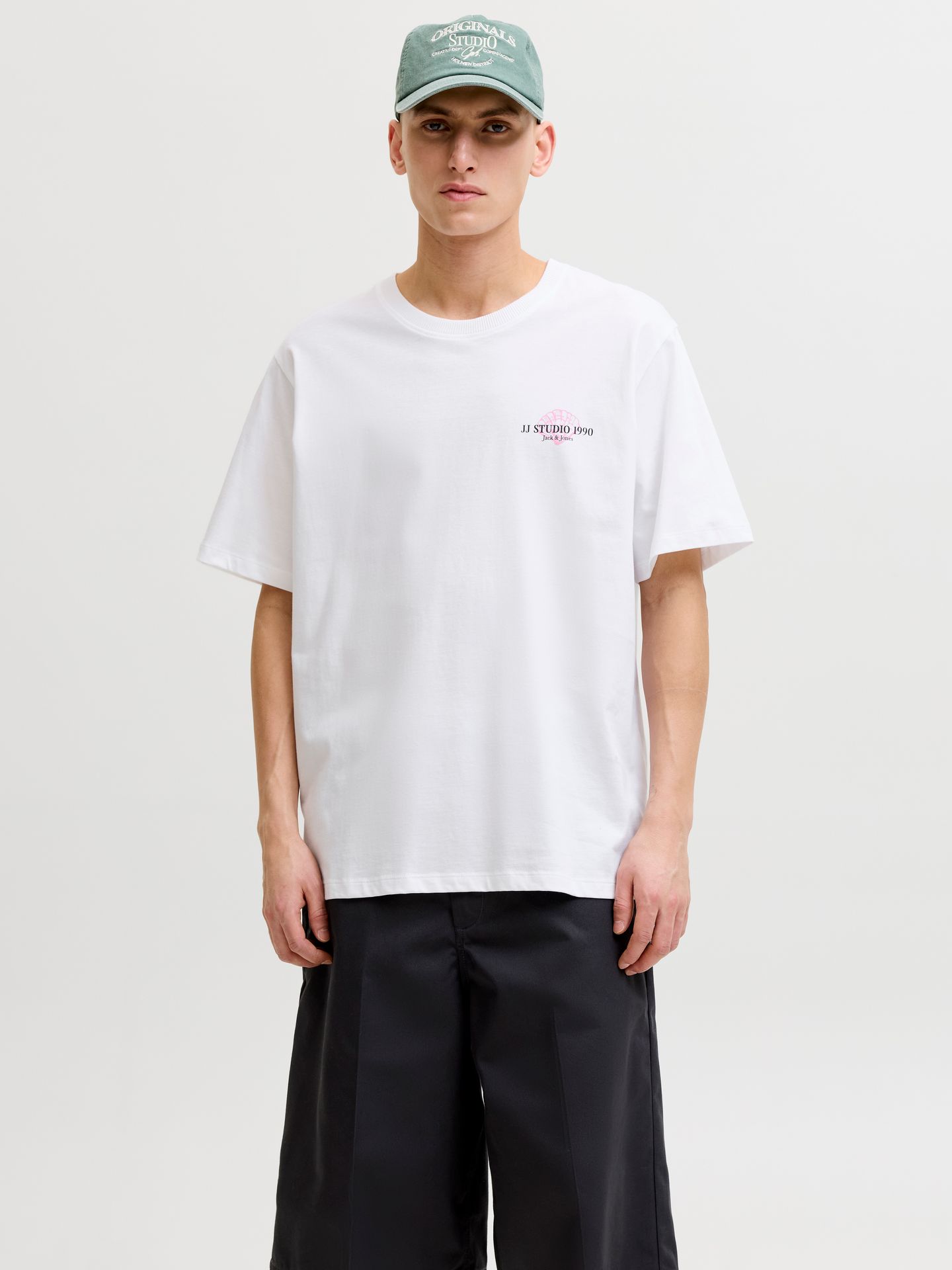 Jack & Jones JJCORALS TEE SS CREW NECK Bright White 00118120-EKA26011400001494