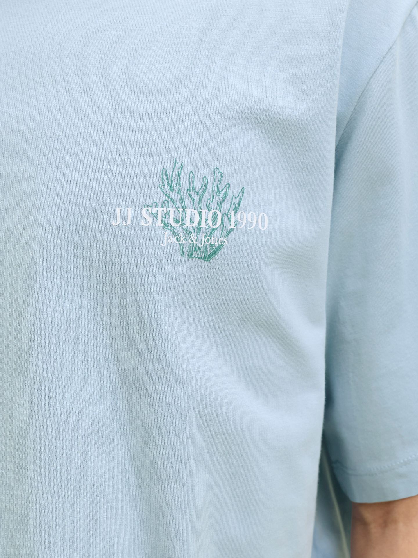Jack & Jones JJCORALS TEE SS CREW NECK Celestial Blue 2900165952030