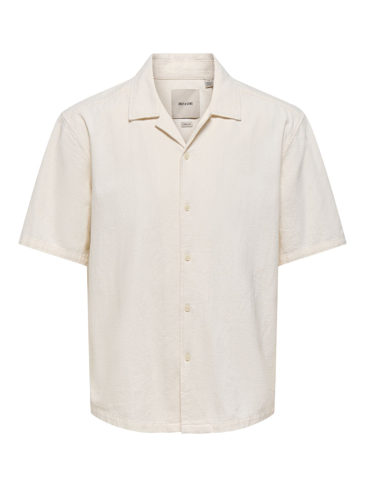 Only & Sons ONSCOLT REG S/S 0570 RESORT SHIRT Gardenia 00118124-EKA26011400000719