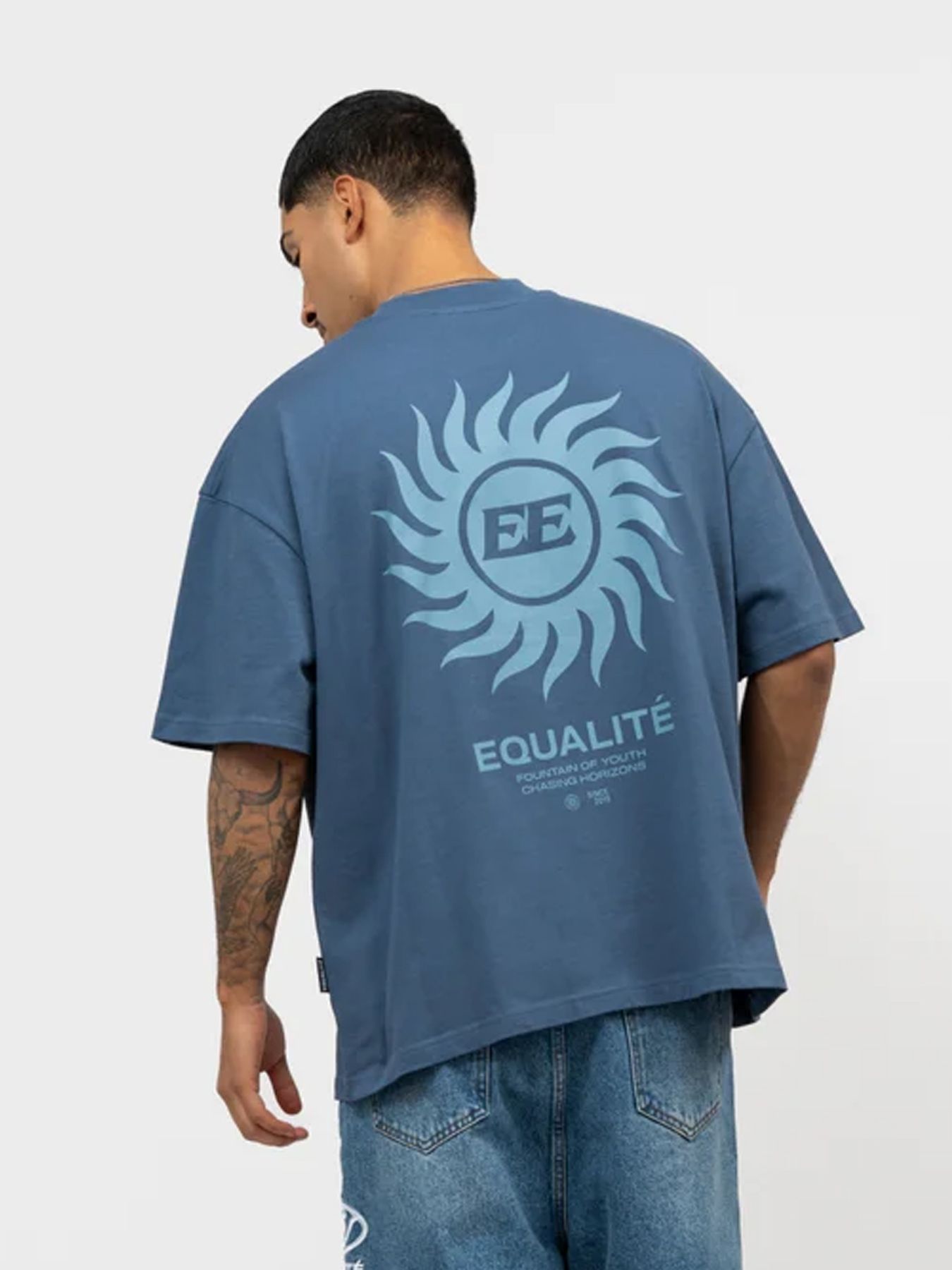 Equalité Sunny boxy fit tee Navy 2900165978047