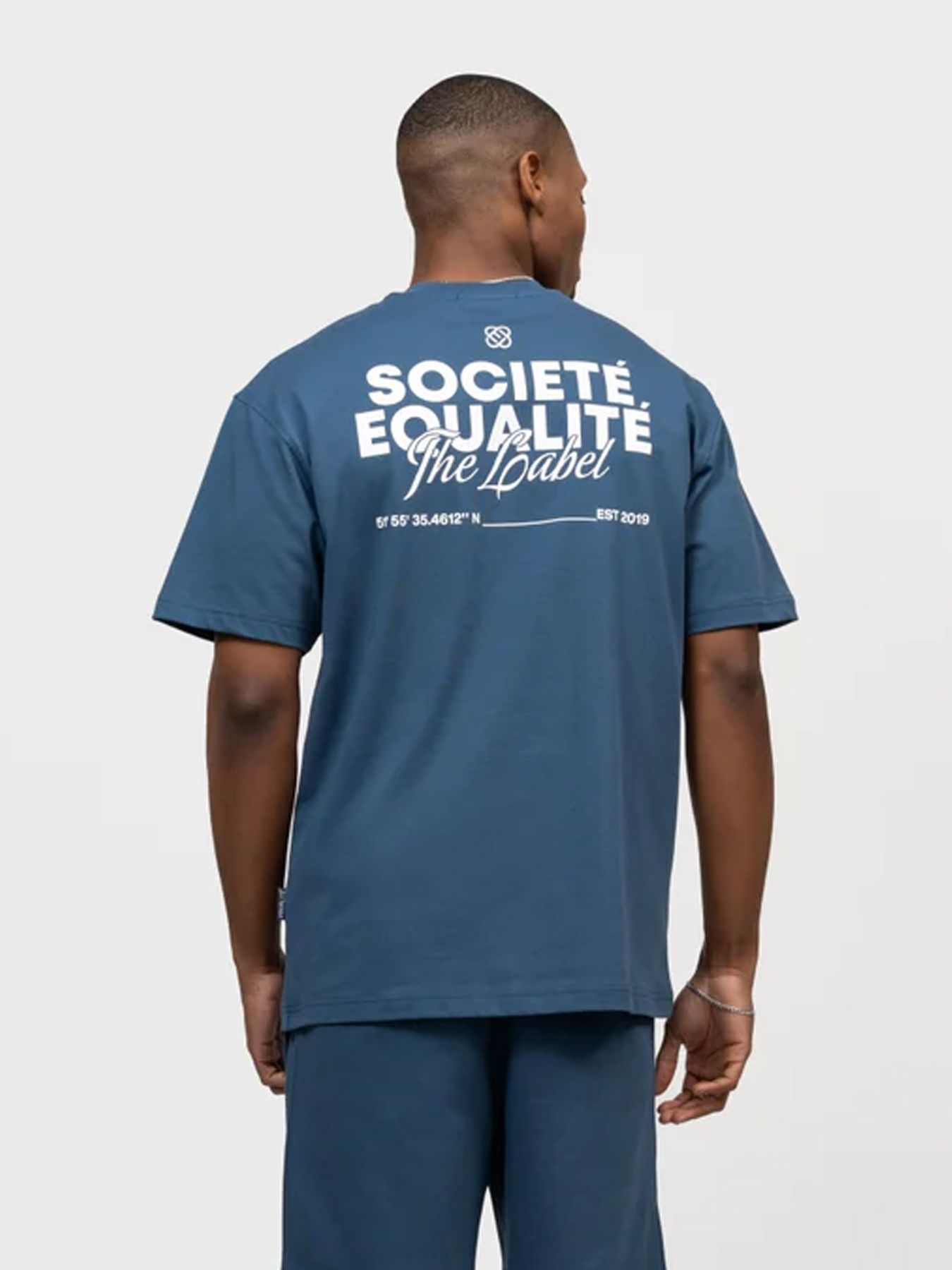Equalité Societe 2.0 oversized tee Navy 2900165972076