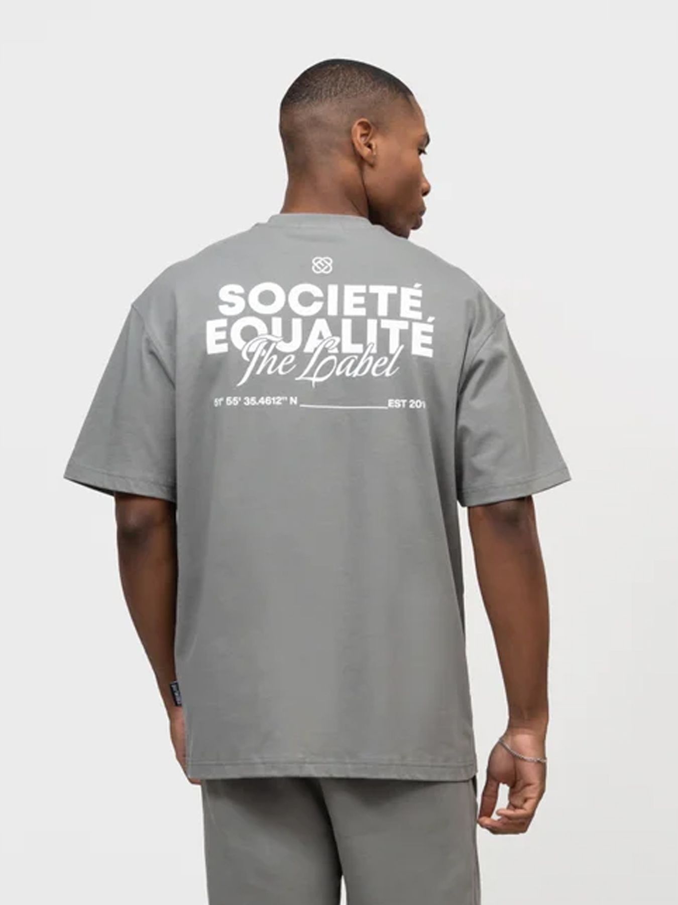 EqualitÃ© Societe 2.0 oversized tee Grey 2900165971079
