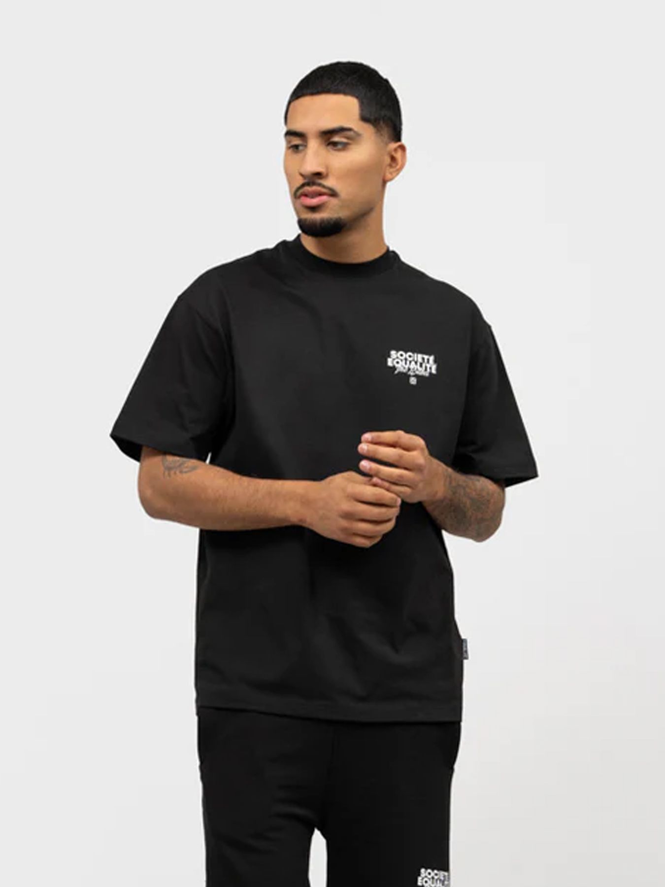 EqualitÃ© Societe 2.0 oversized tee Black 00118127-999