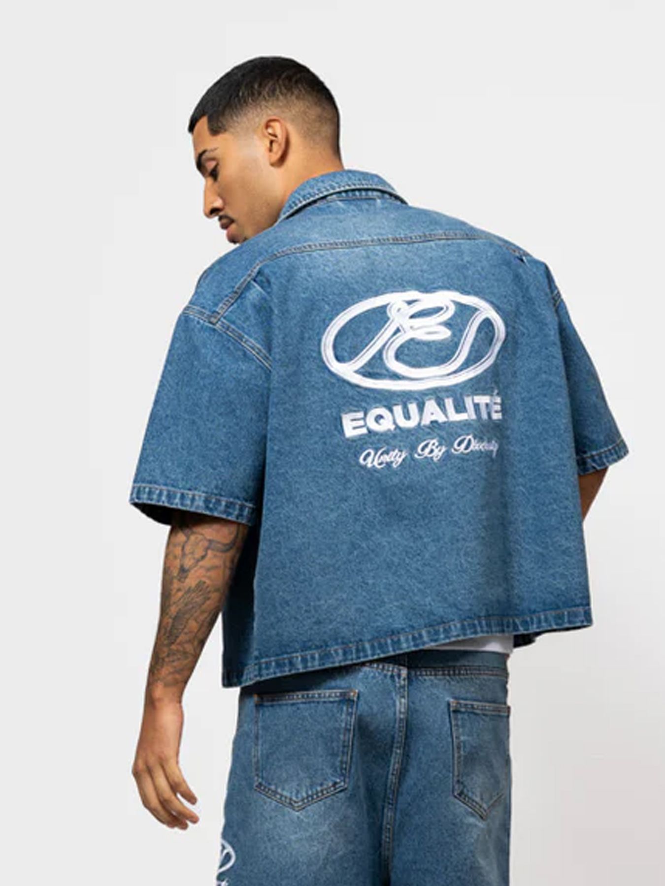 Equalité Arid boxy denim jacket Blue 2900165979044