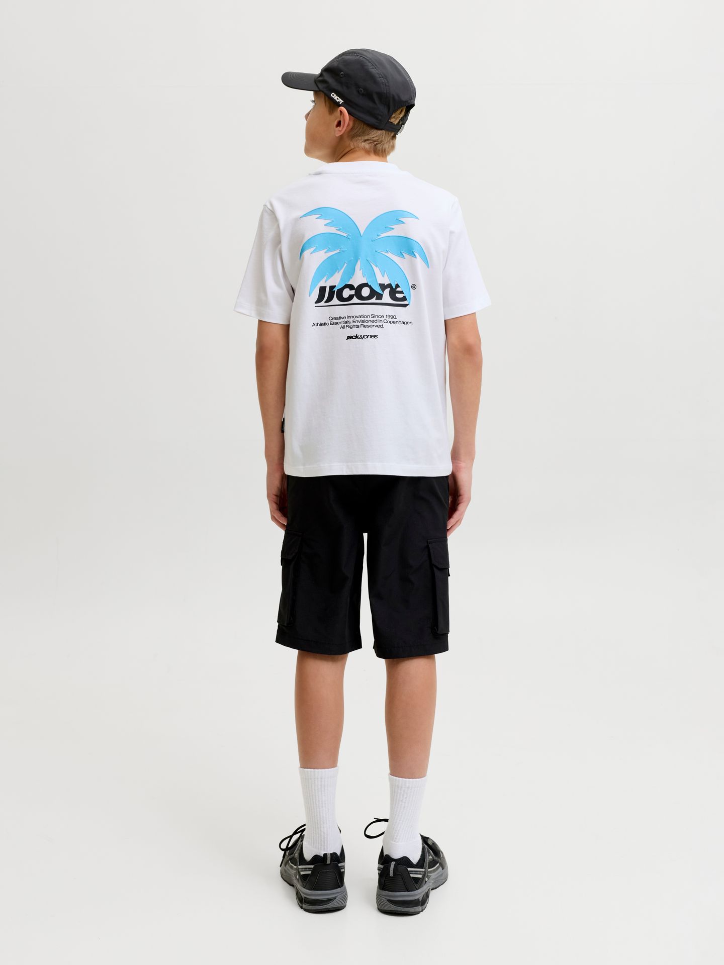 Jack & Jones JCOCLUB BACK IMAGERY TEE SS CN JNR Bright White 2900165995013