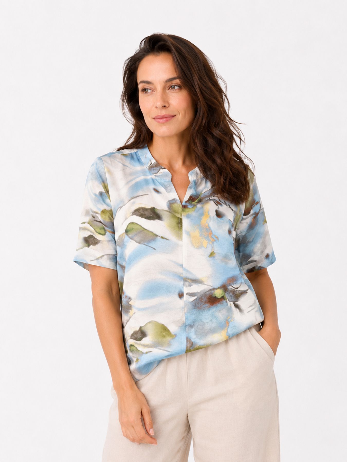 Fos Fashion 7689 Doortje aqua garden JEANS 00118148-BJ