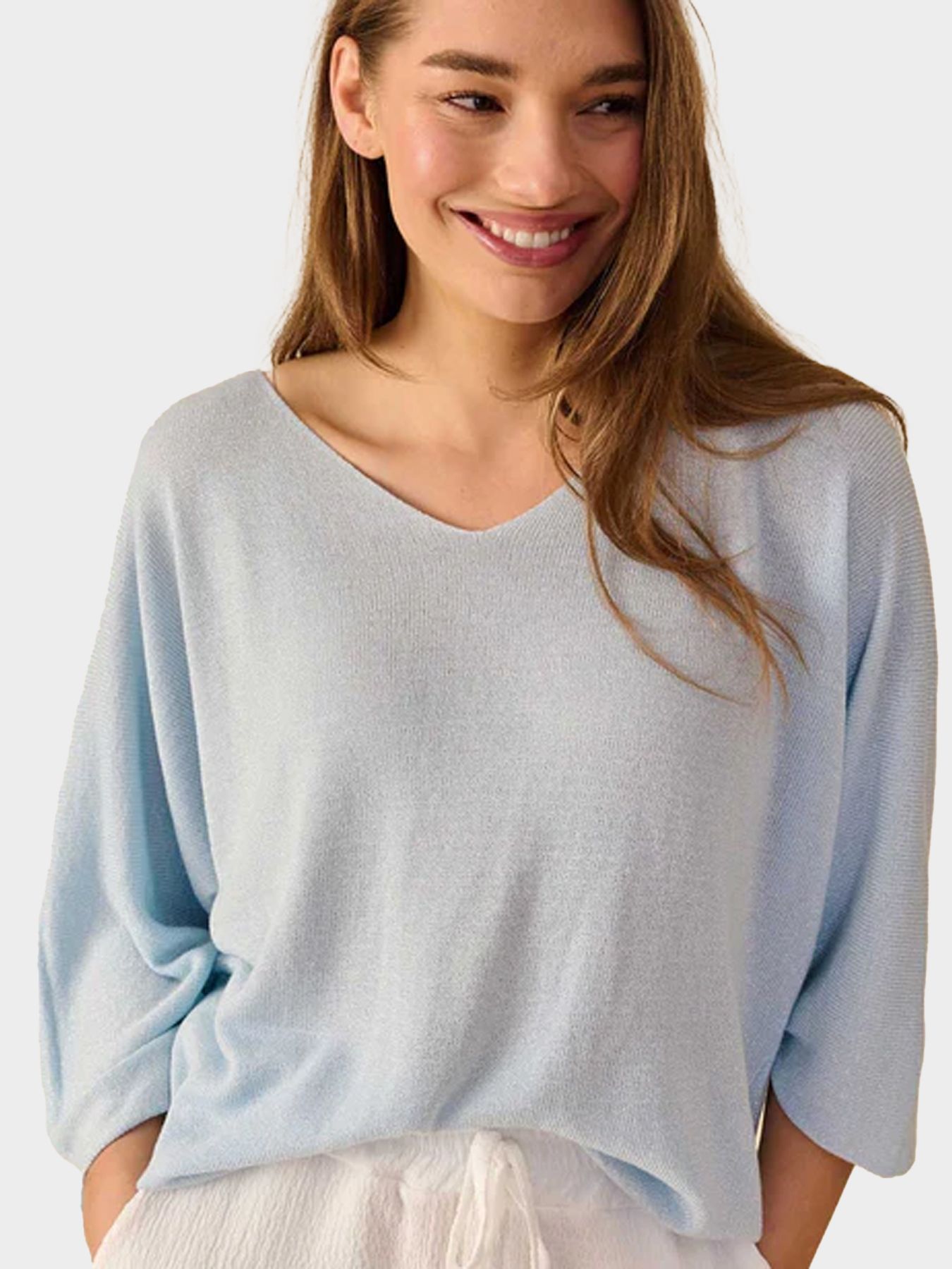 Fos Fashion 7705 Lieve lurex Licht blauw 2900166018032