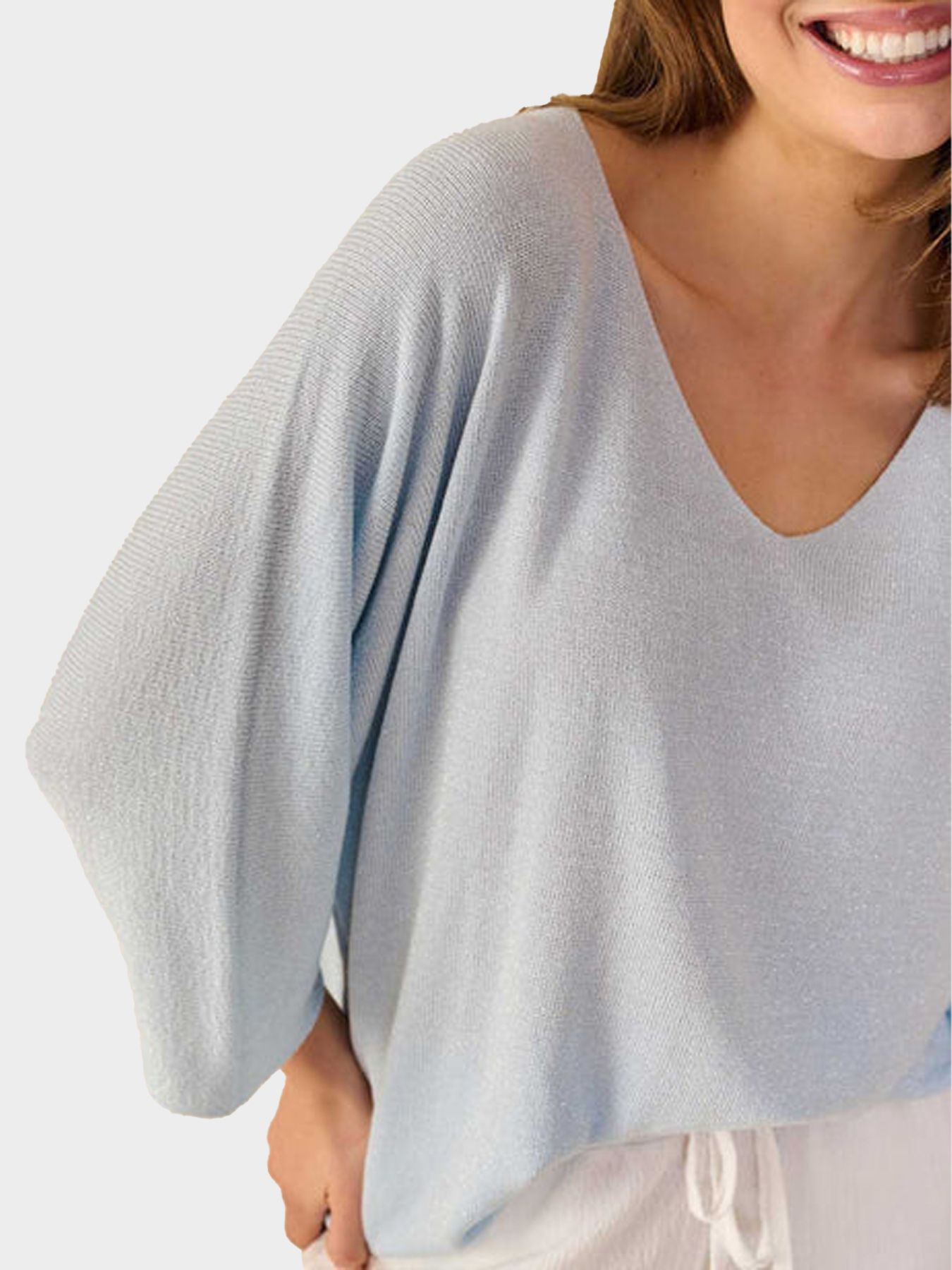 Fos Fashion 7705 Lieve lurex Licht blauw 2900166018032