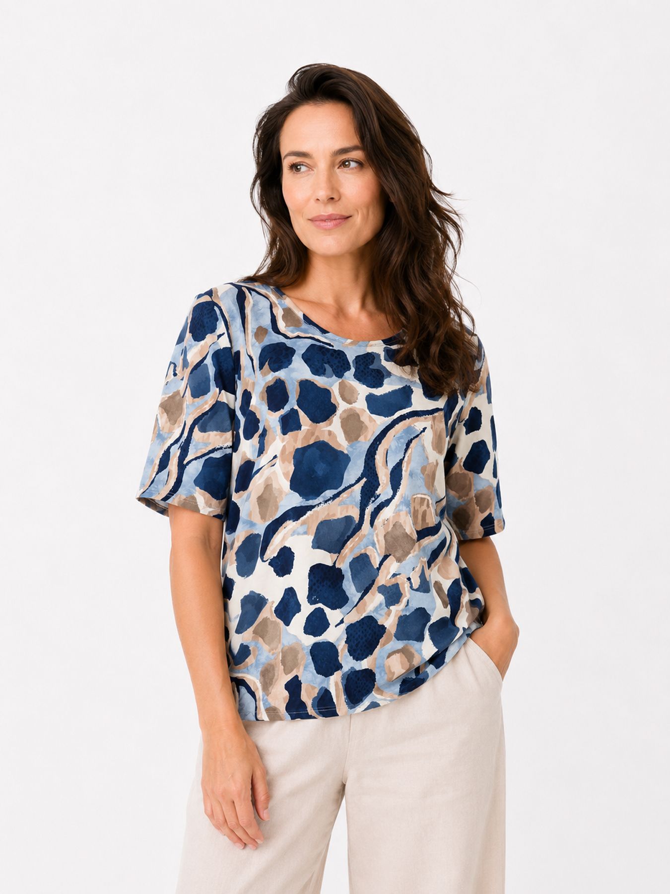 Fos Fashion 7708 Vivi kiezelpad Navy 00118152-599
