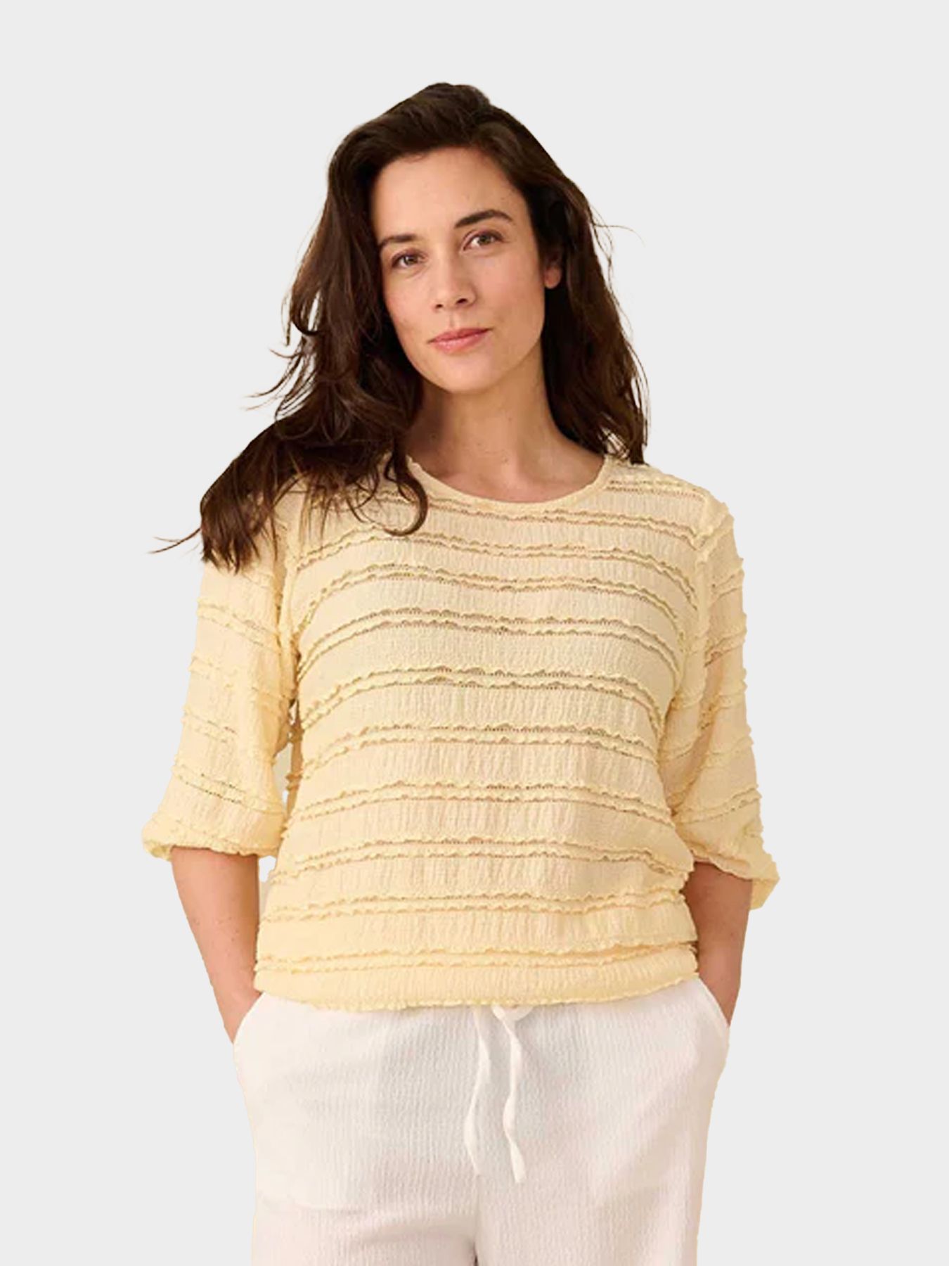 Fos Fashion 7716 Bobo kant ruffle Geel 00118154-Y5